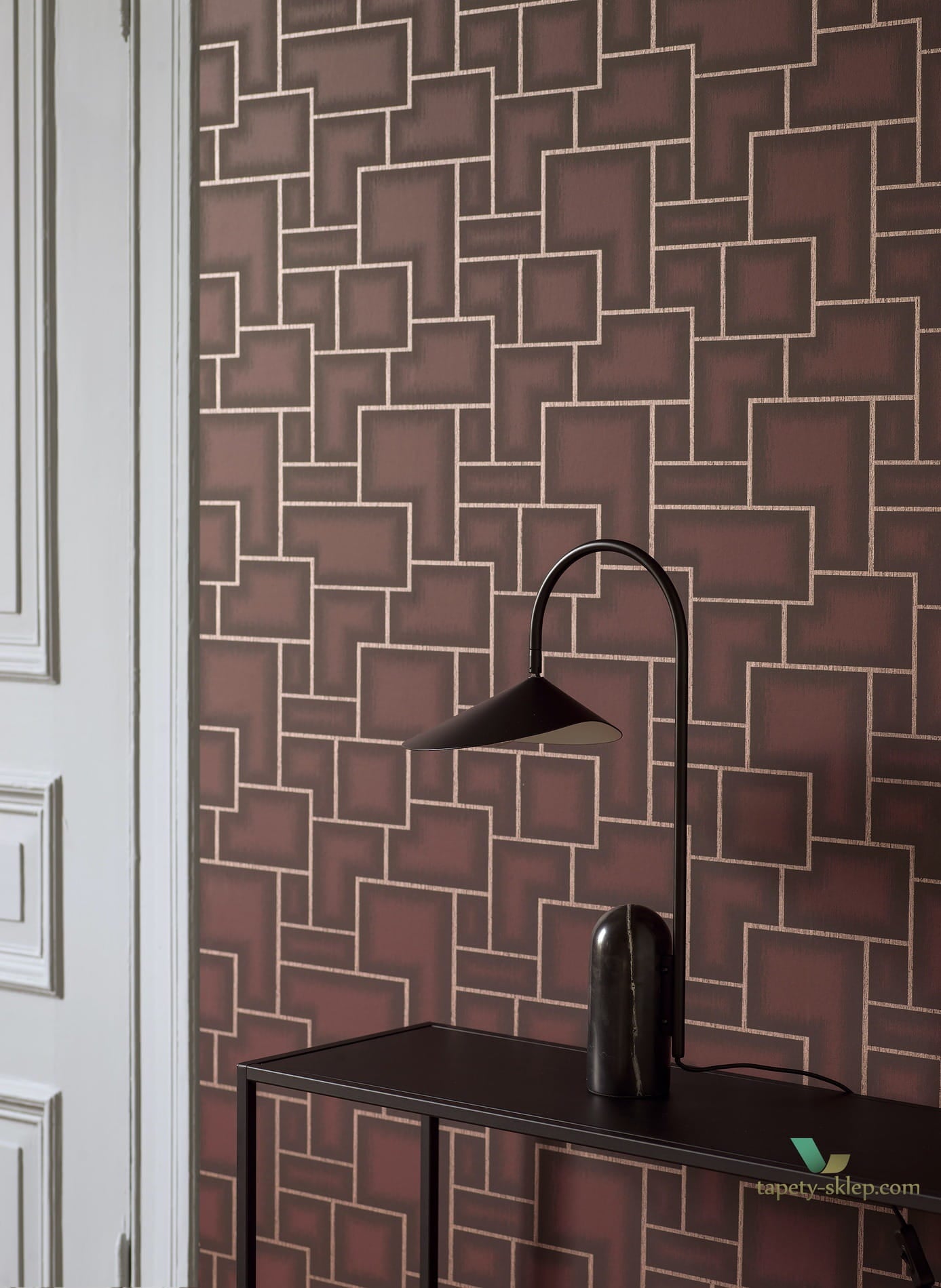 Tapeta z geometrycznym wzorem Boras 3086 Tribeca The Apartment