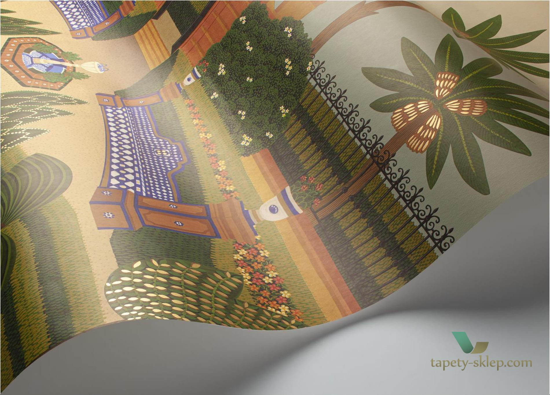 Tapeta Ogród Cole&Son Alcazar Gardens 117/7020 Sevilla