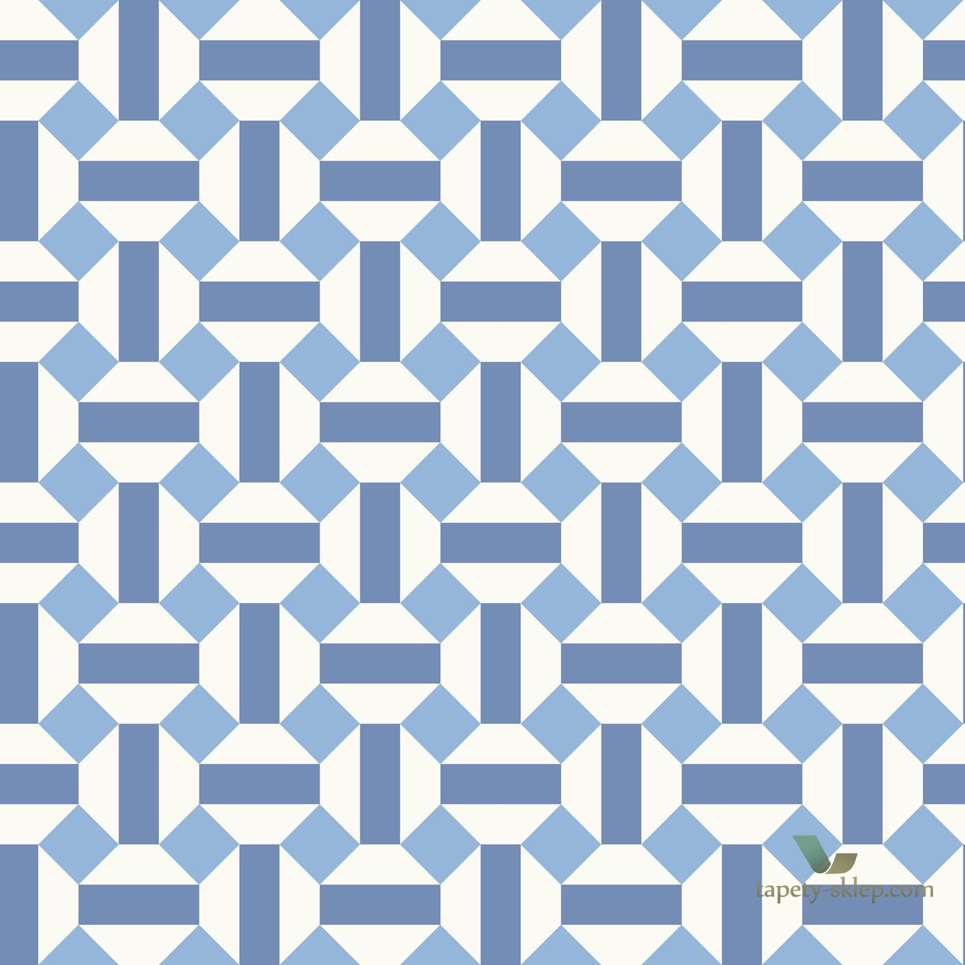 Tapeta Geometryczna Mozaika Cole&Son Alicatado 117/12037 Sevilla