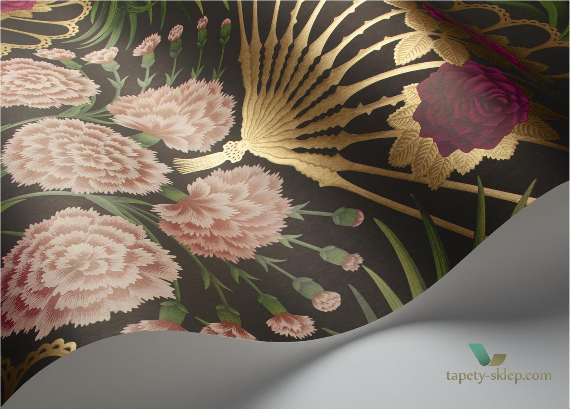 Tapeta Kwiatowe Wachlarze Cole&Son Flamenco Fan 117/14043 Sevilla