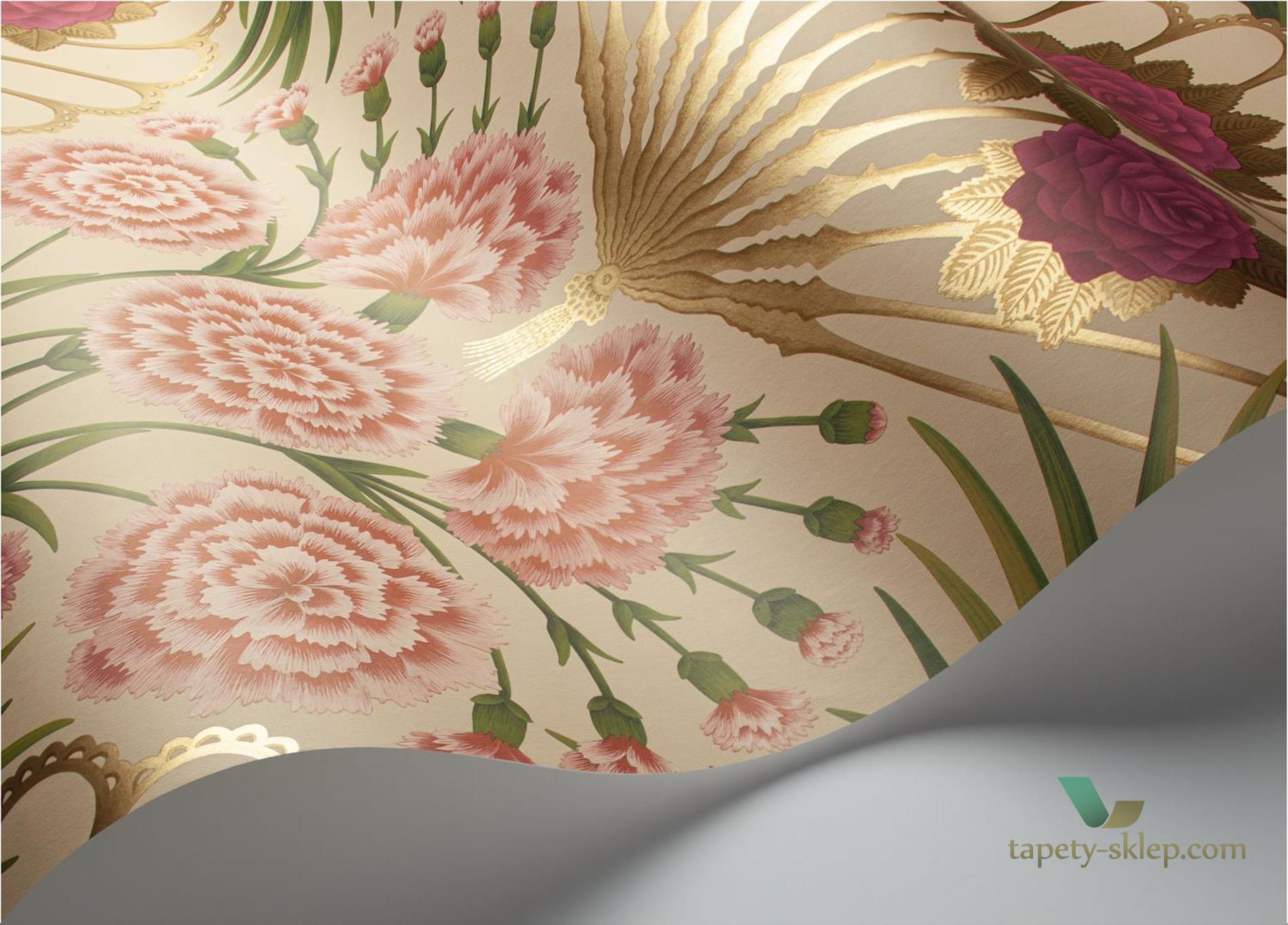 Tapeta Kwiatowe Wachlarze Cole&Son Flamenco Fan 117/14045 Sevilla