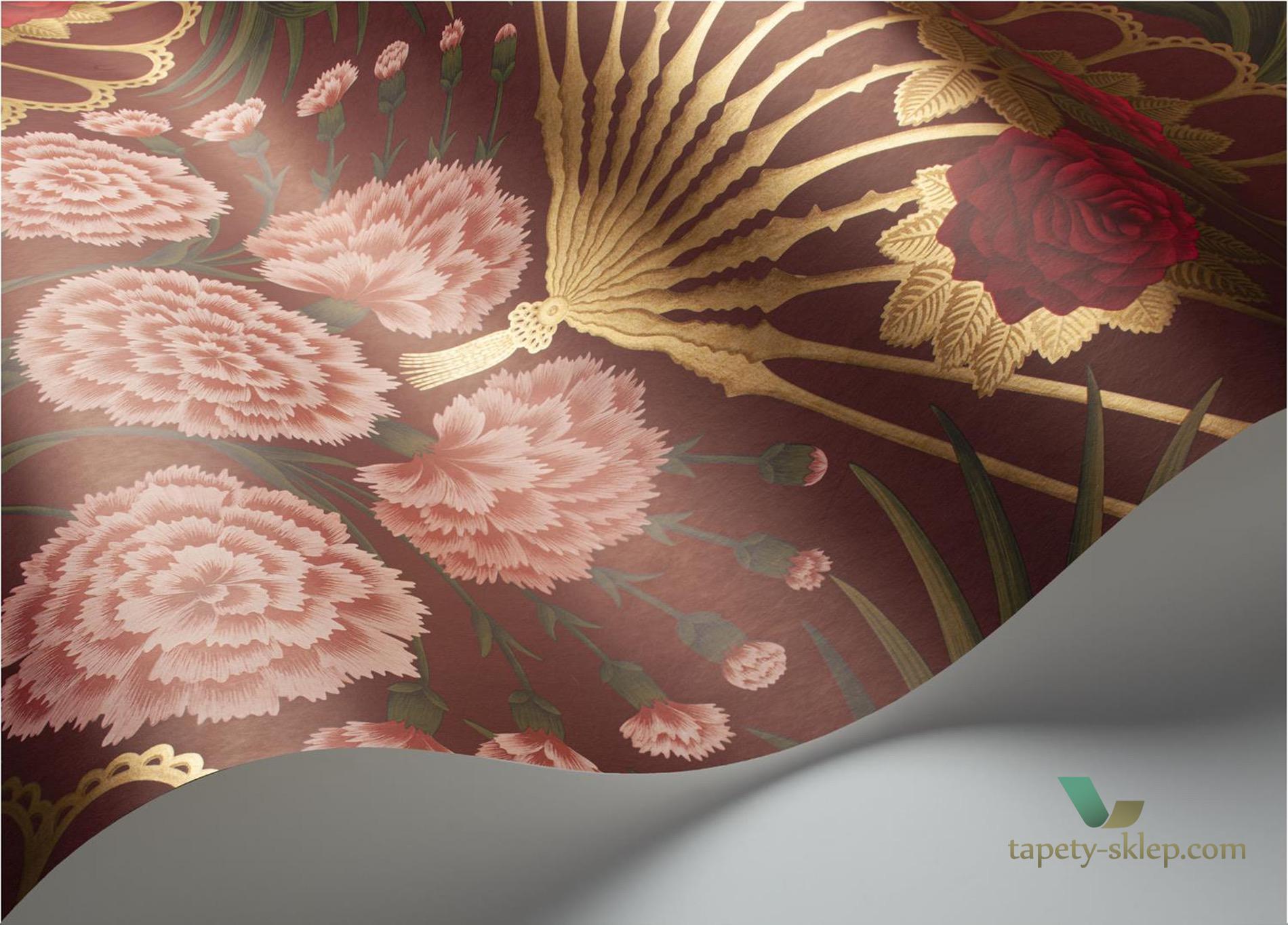 Tapeta Kwiatowe Wachlarze Cole&Son Flamenco Fan 117/14046 Sevilla