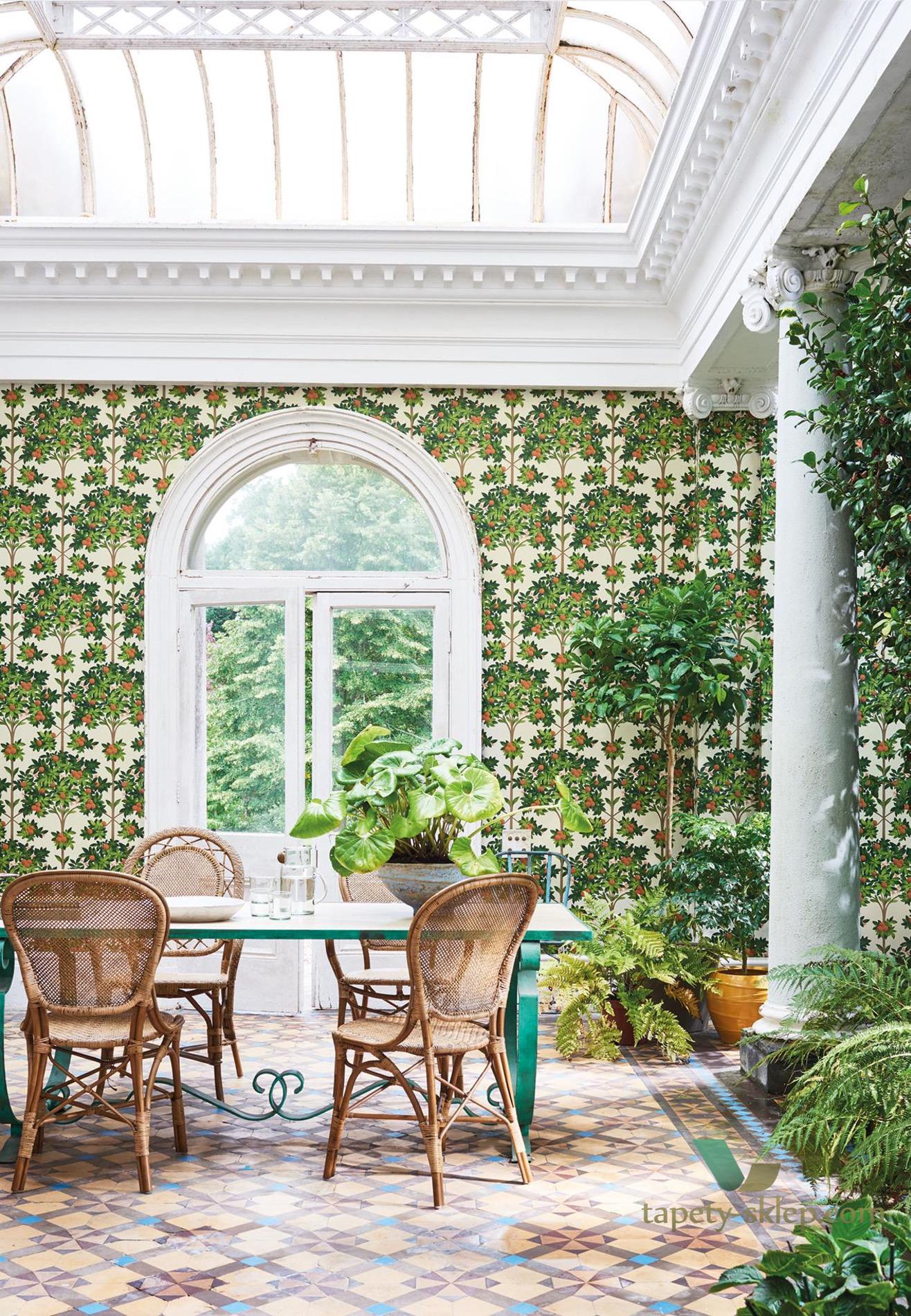 Tapeta Drzewa Owoce Cole&Son Orange Blossom 117/1001 Sevilla
