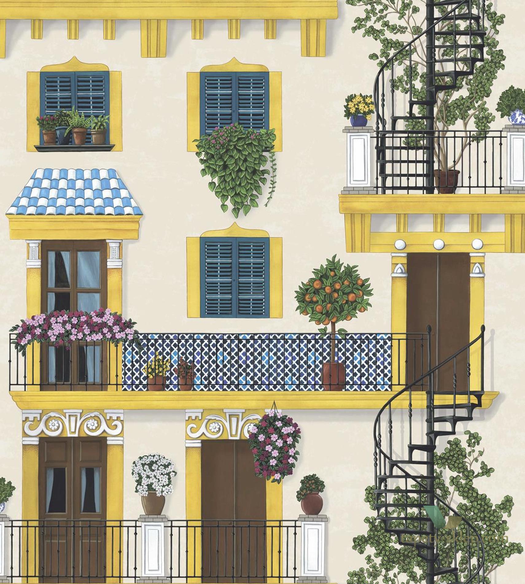 Tapeta Architektura Cole&Son Alfaro 117/4010 Sevilla