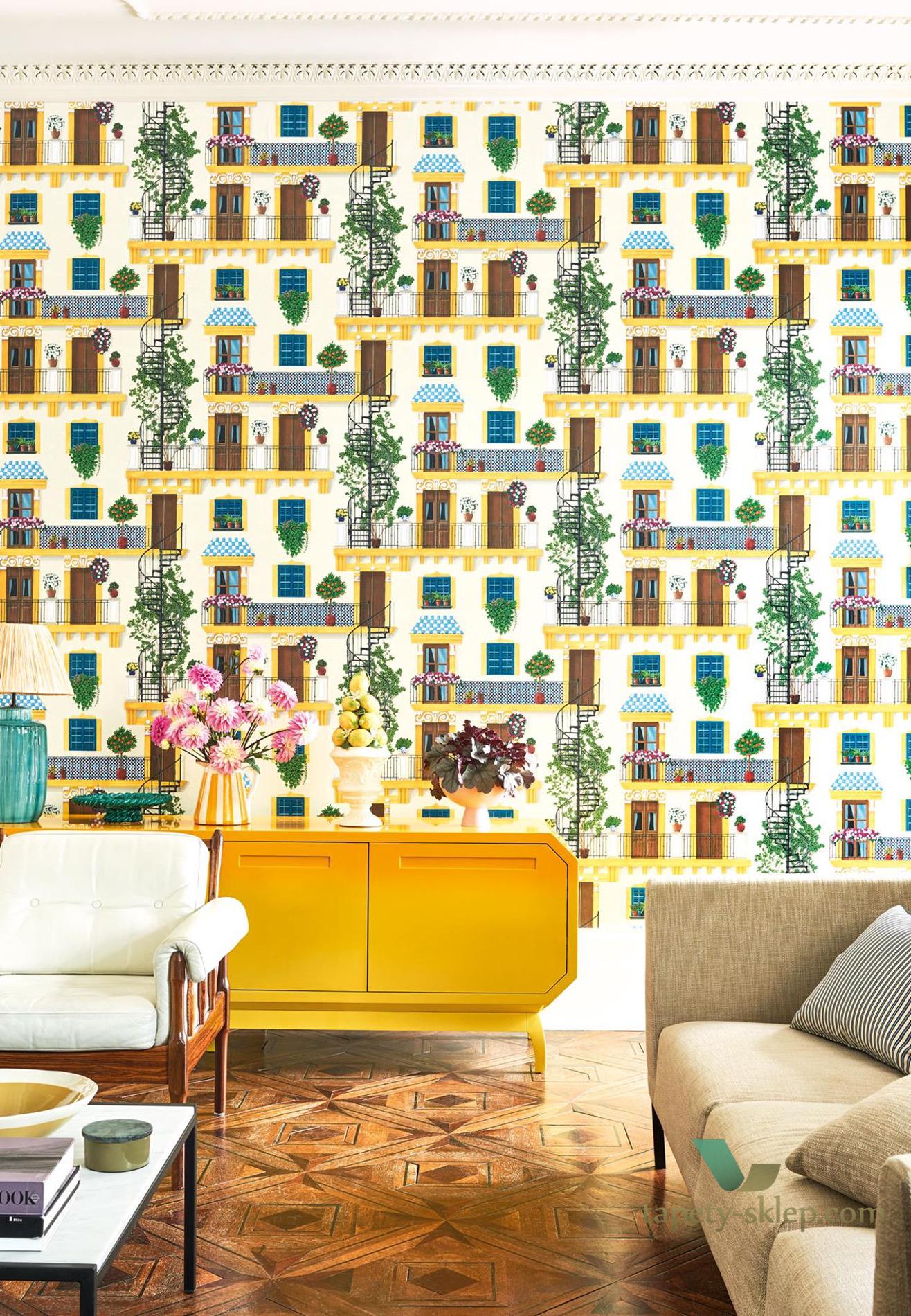 Tapeta Architektura Cole&Son Alfaro 117/4010 Sevilla