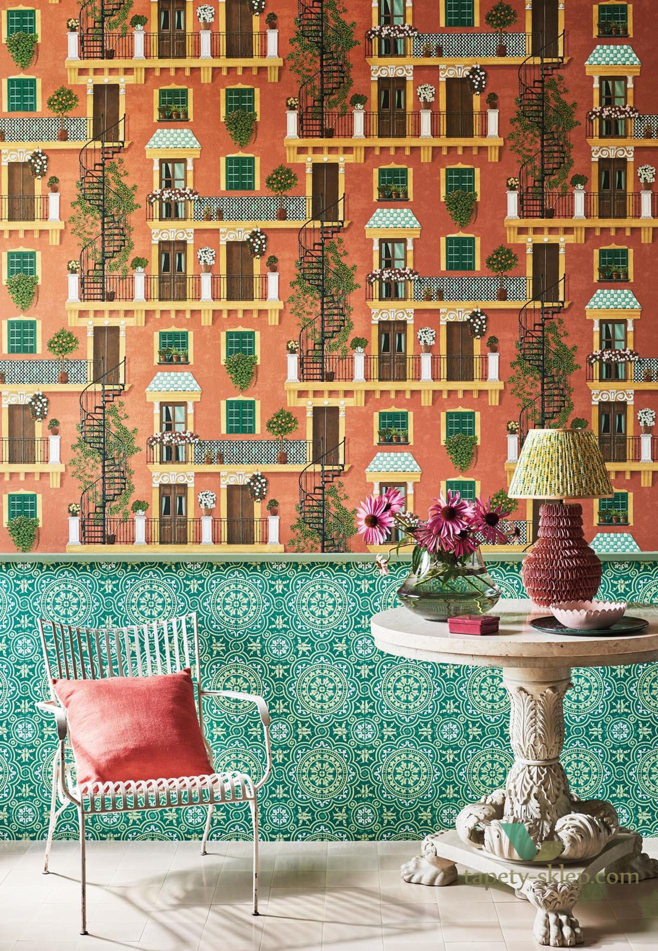 Tapeta Architektura Cole&Son Alfaro 117/4011 Sevilla