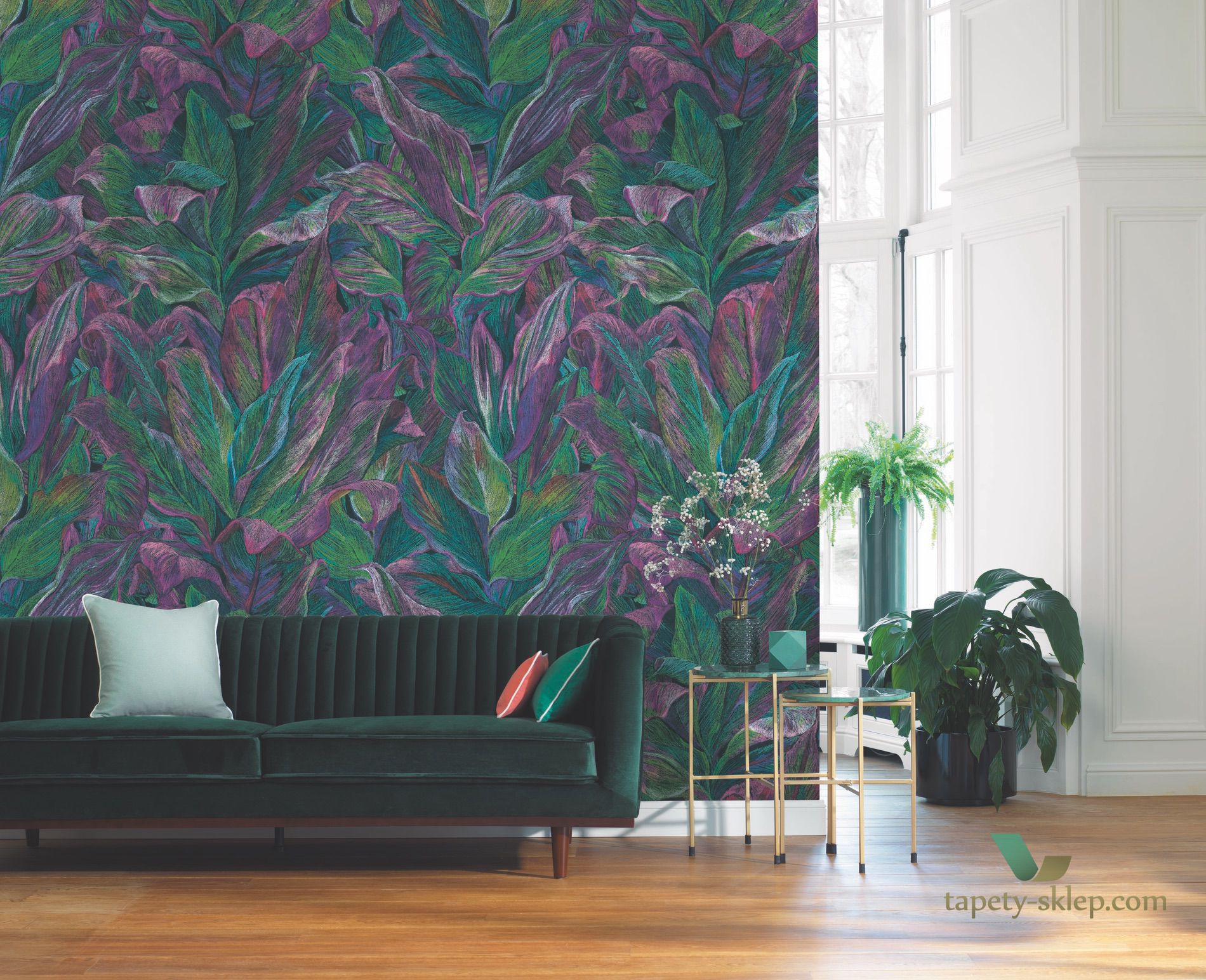 Mural roślinny Casadeco 84827517 Beauty Full Image
