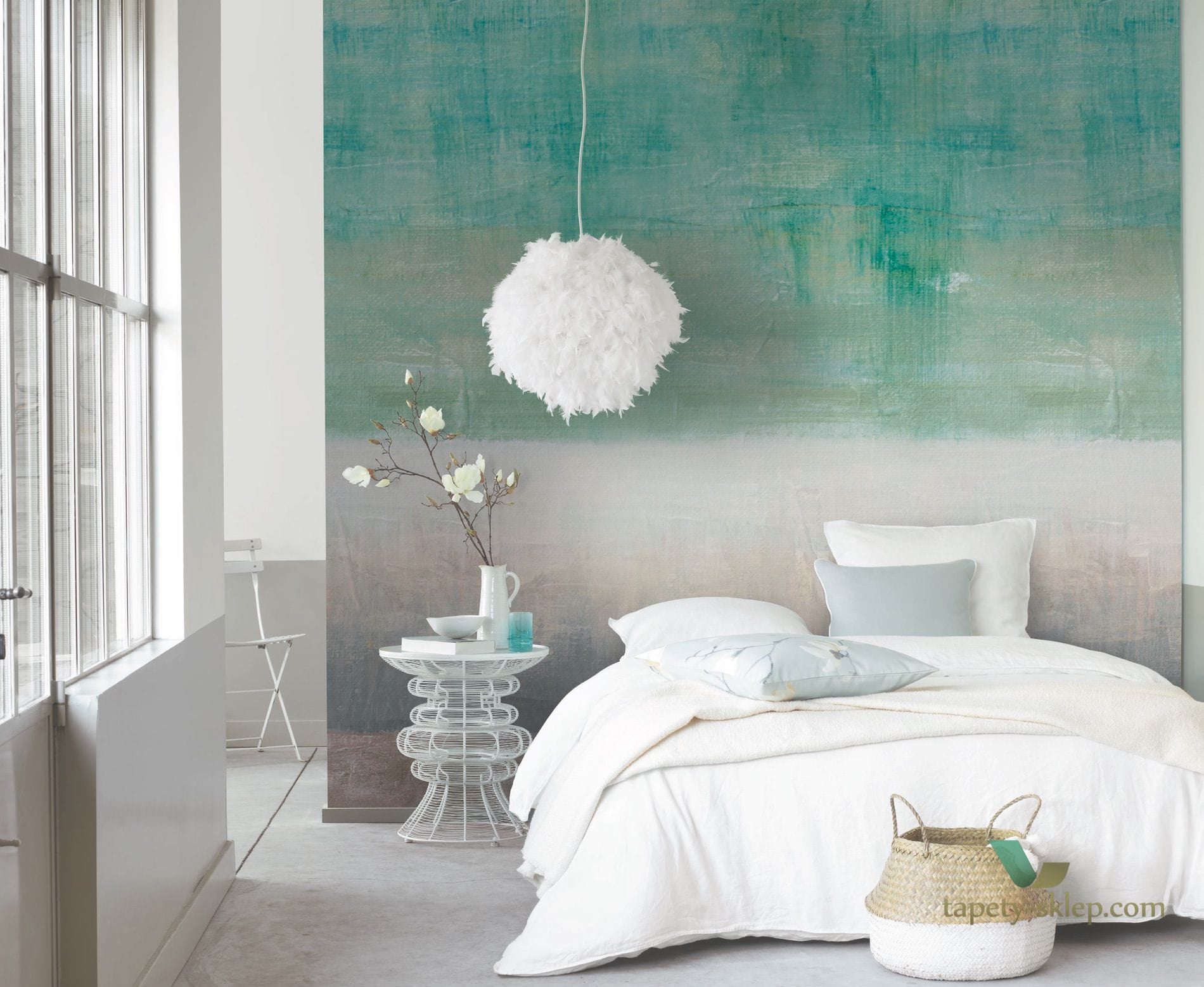 Mural z efektem ombre Casadeco 84837409 Beauty Full Image