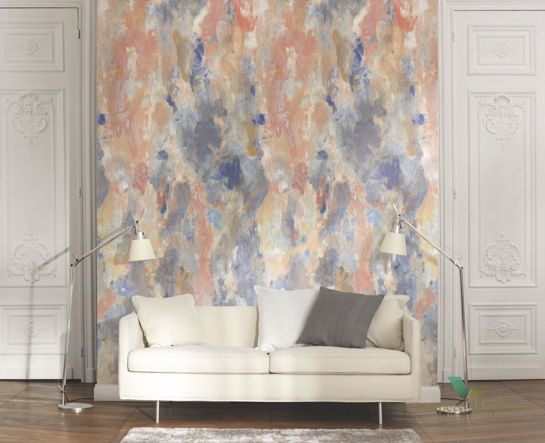Mural jak betonowe ściany Casadeco 84869407 Beauty Full Image