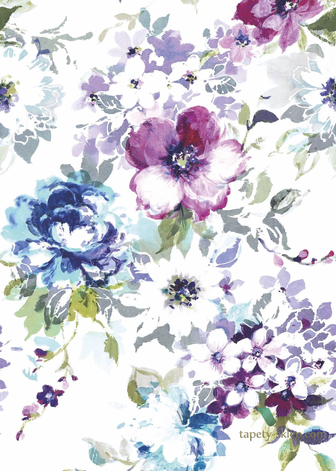 Mural w kwiaty Casadeco 89395242 Beauty Full Image