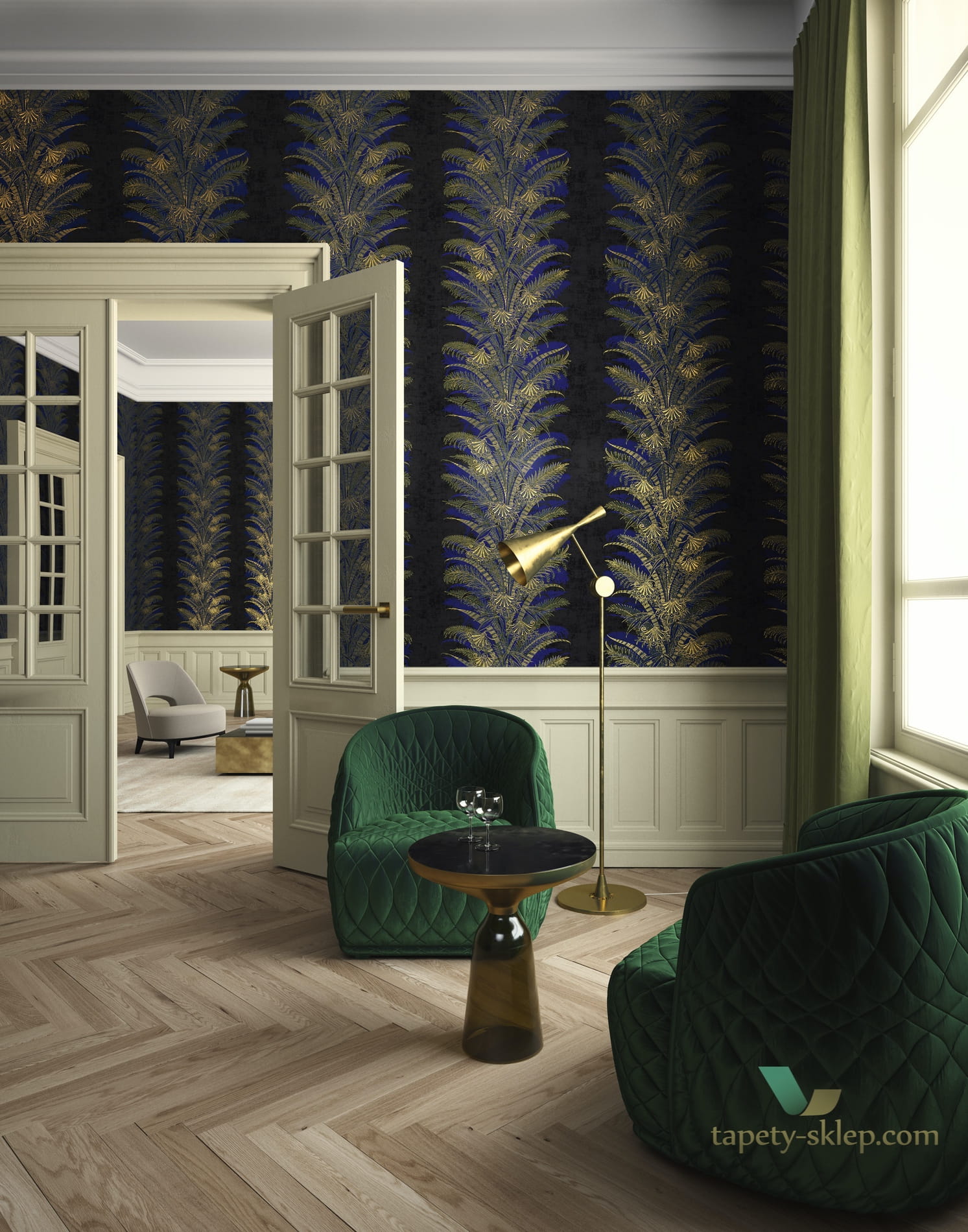 Tapeta Khroma CAB105 Verdura Cabinet of Curiosities