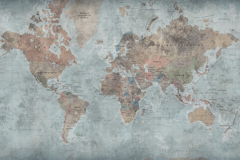 Fototapeta Mapa Polityczna Rebel Walls R15351 Around the World