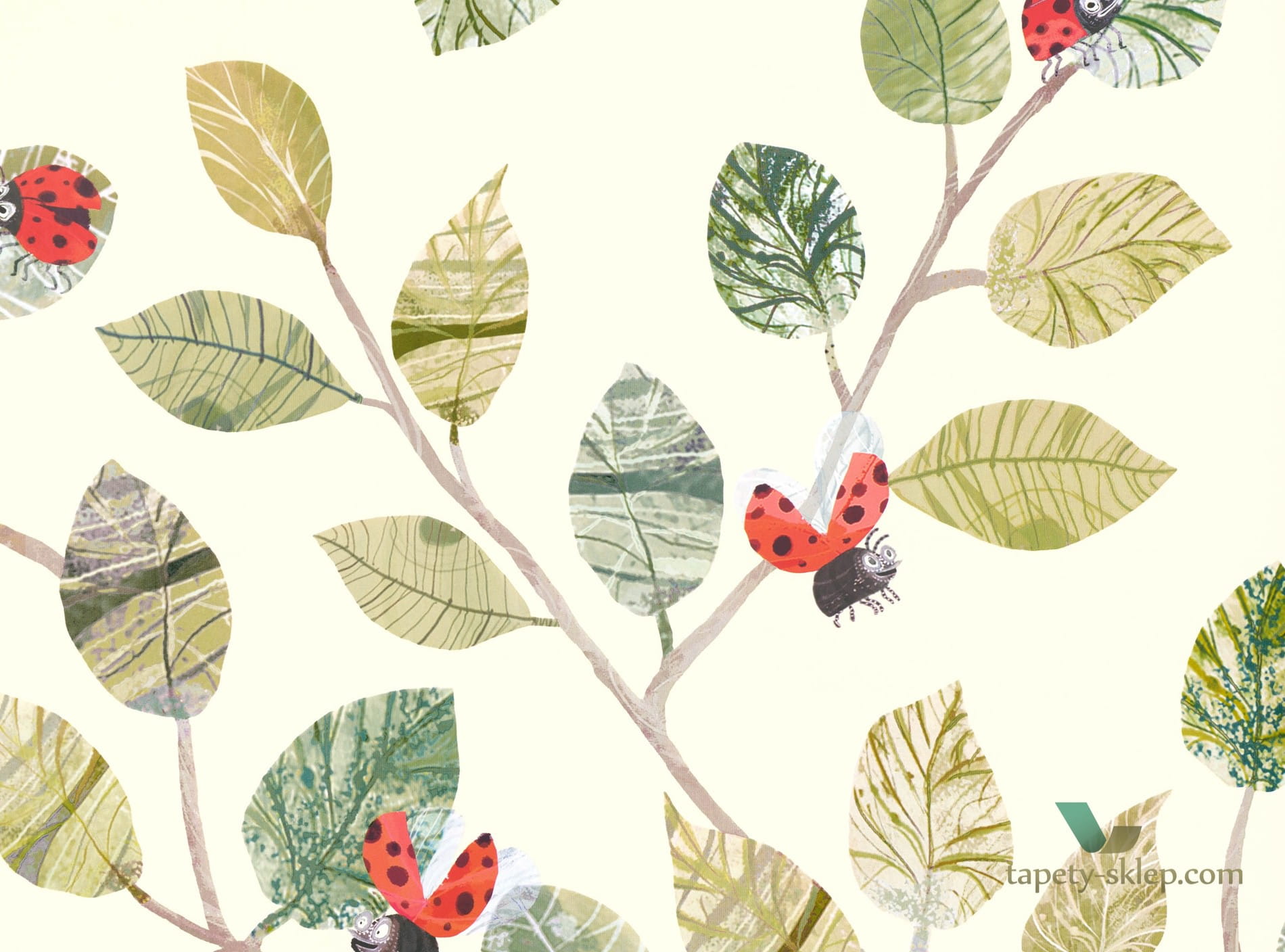 Tapeta Villa Nova W586/01 Ladybugs Picturebook