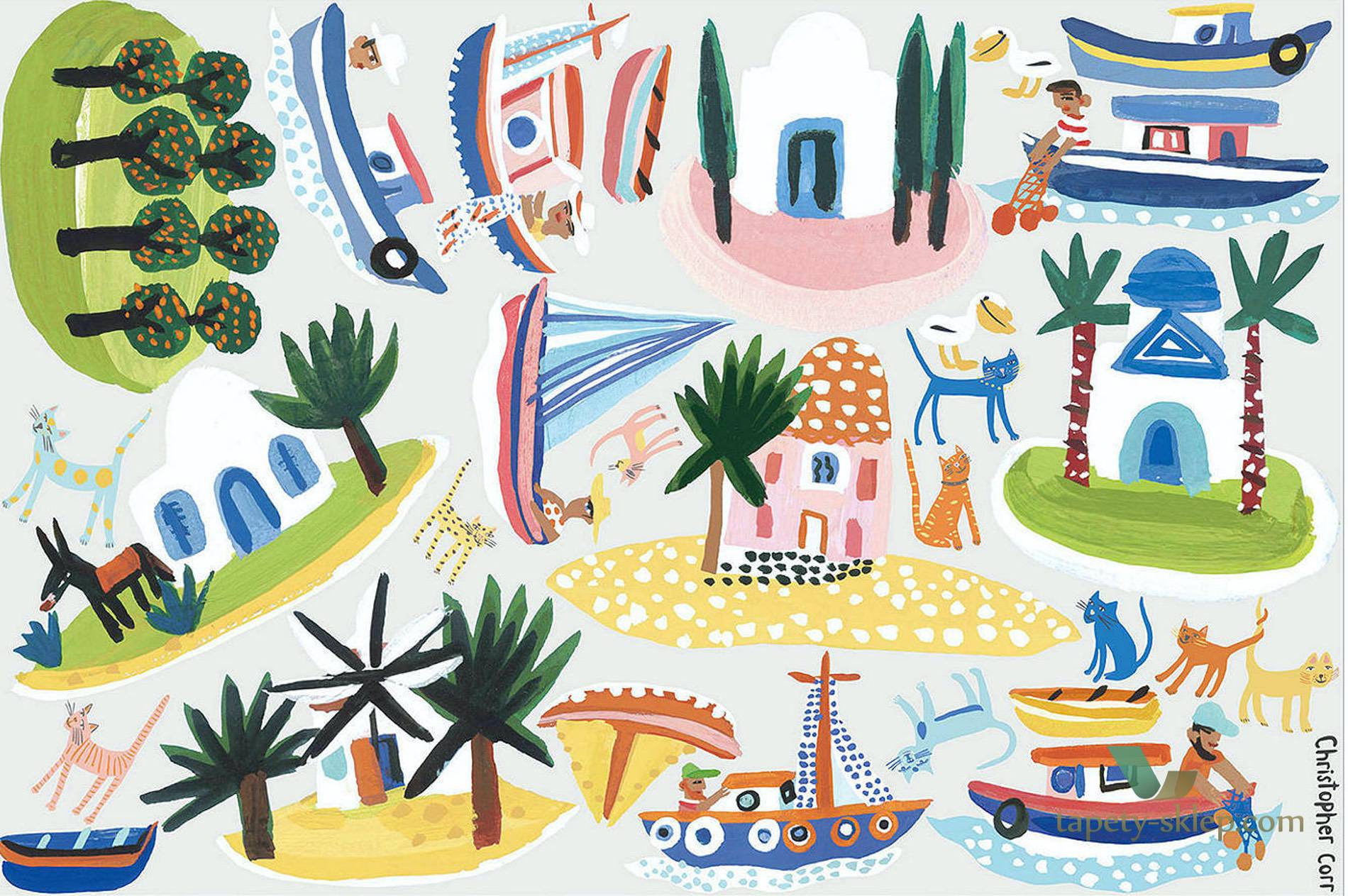 Naklejka Villa Nova W592/01 Island Hopping Picturebook