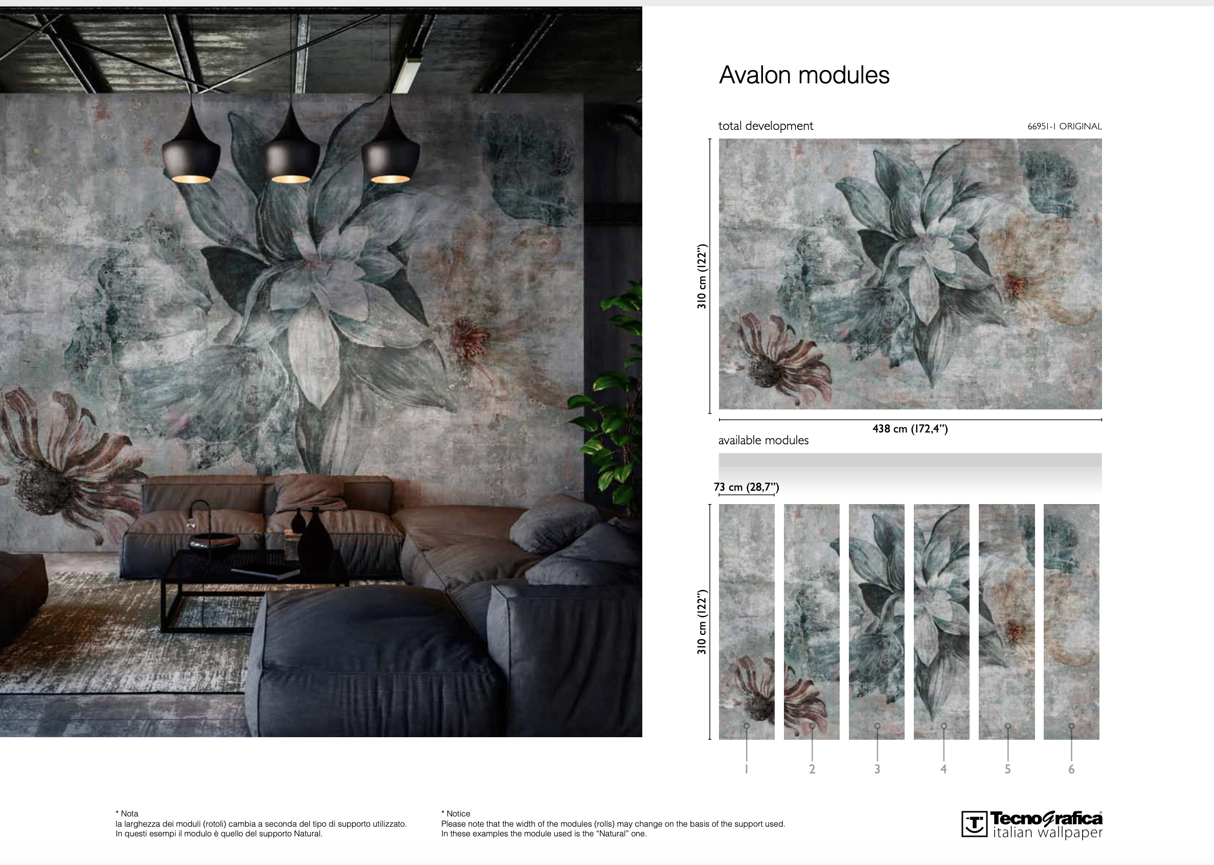 Fototapeta Tecnografica 66951-1 Avalon Modern Affresco
