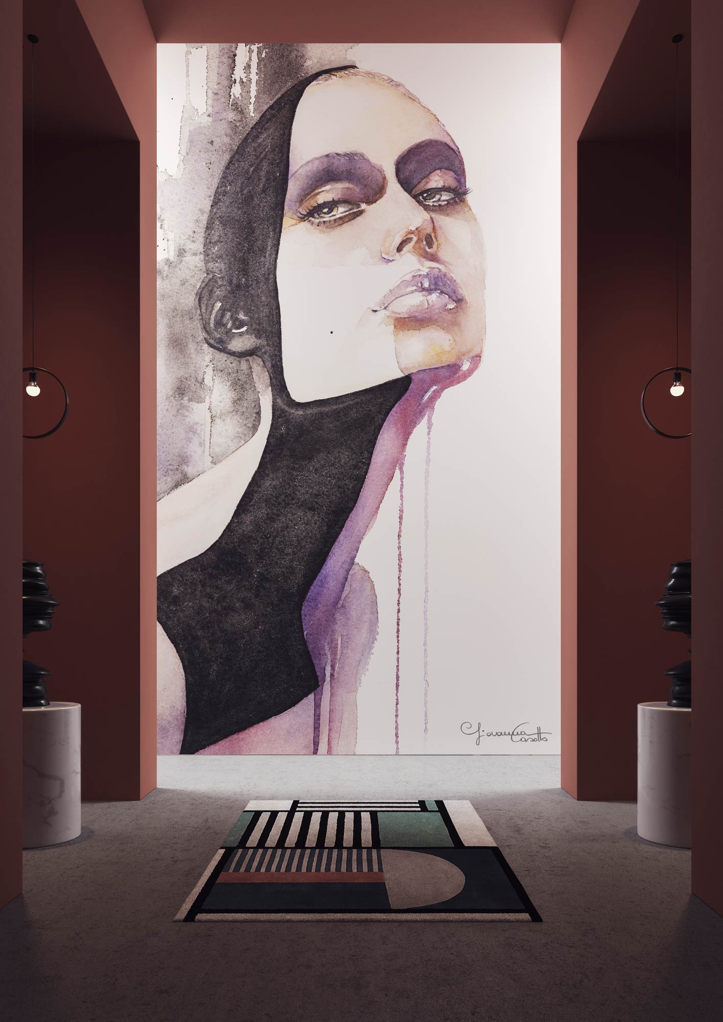 Tapeta Tecnografica Giovanna Casotto: 75383-2 Elenoire Concrete