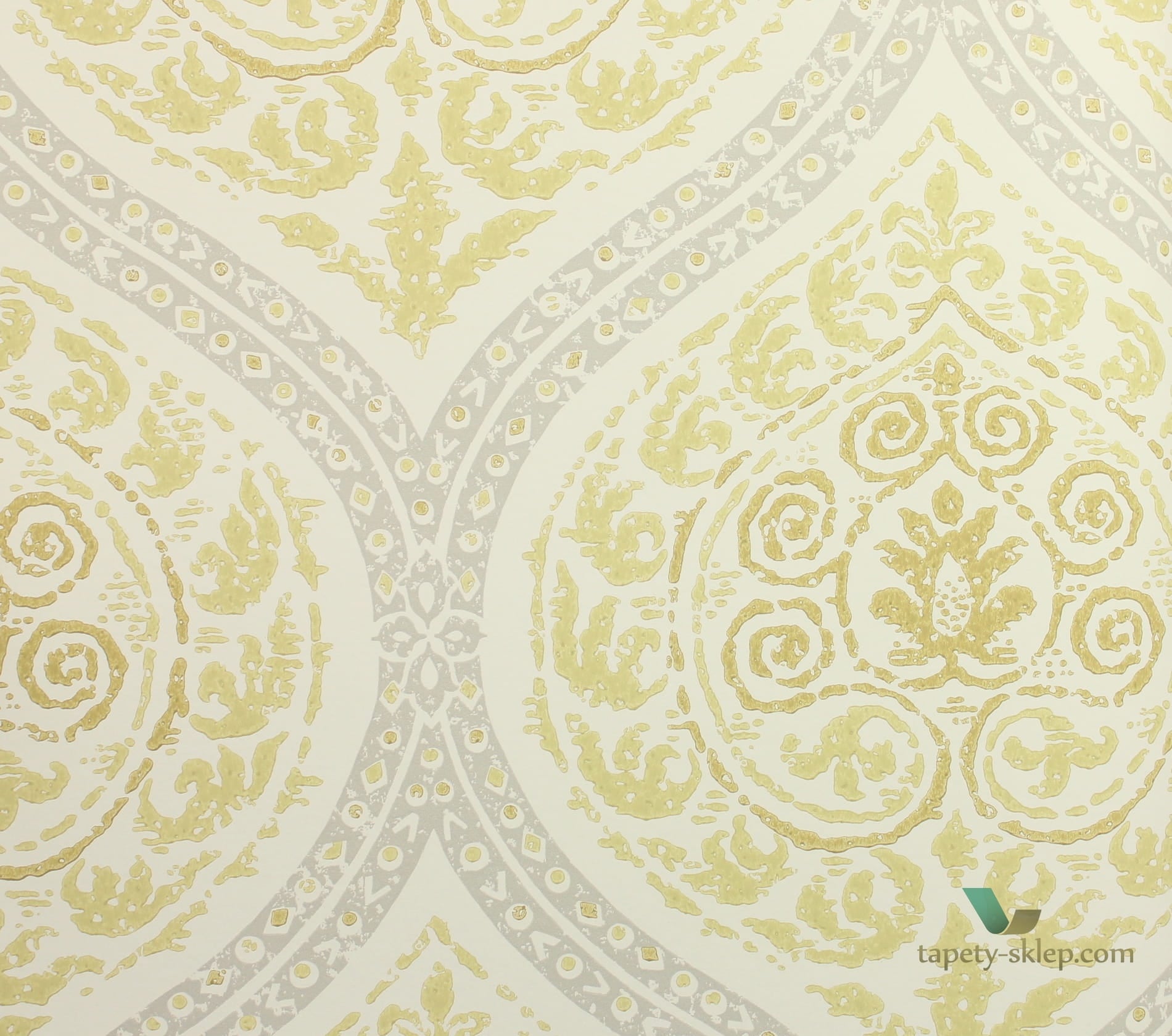 Tapeta ornament Sanderson 216756 Madurai Caspian