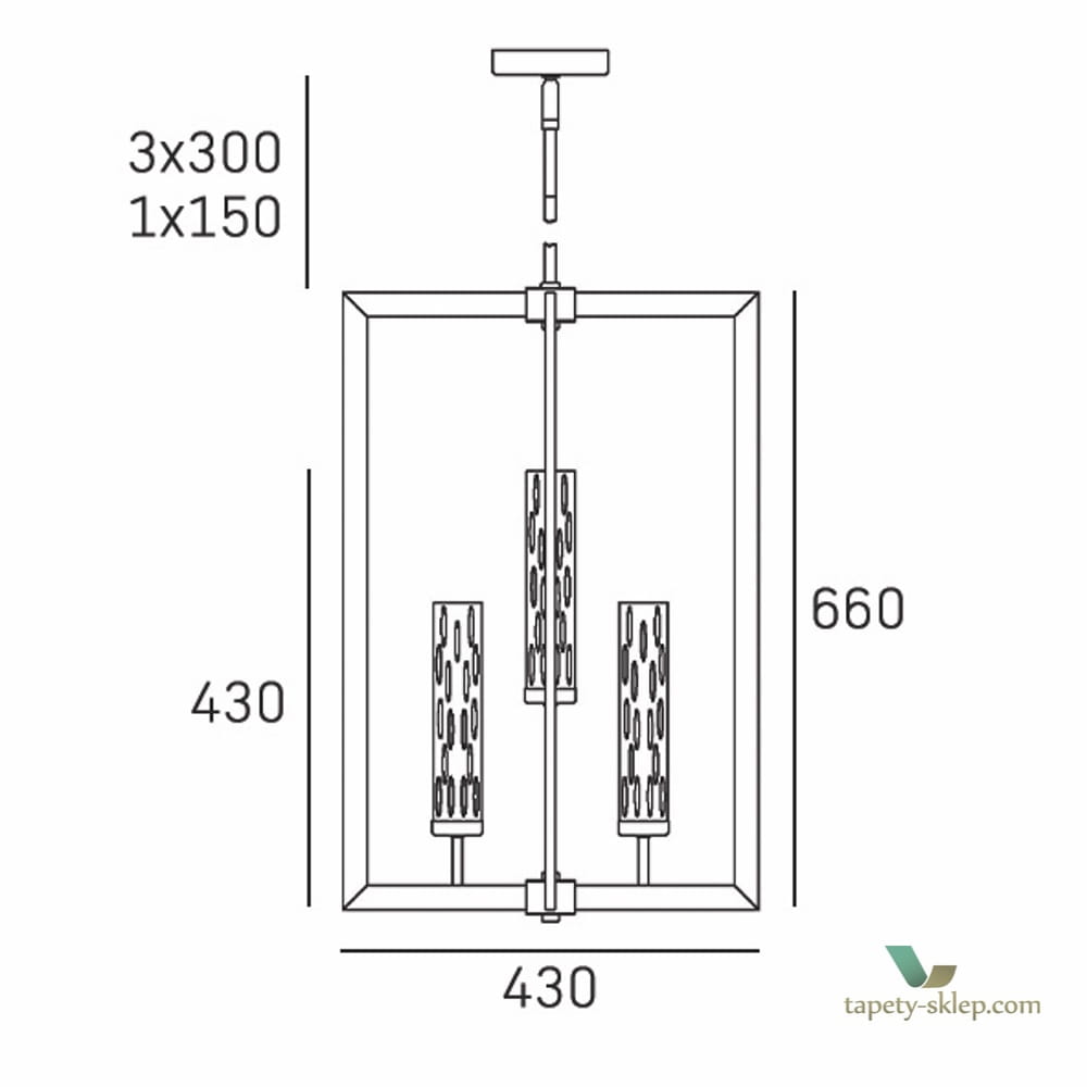 Lampa P04052NI Oxford Cosmo Light