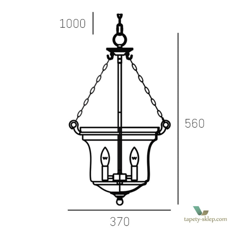 Lampa Prague P03950CH Cosmo Light