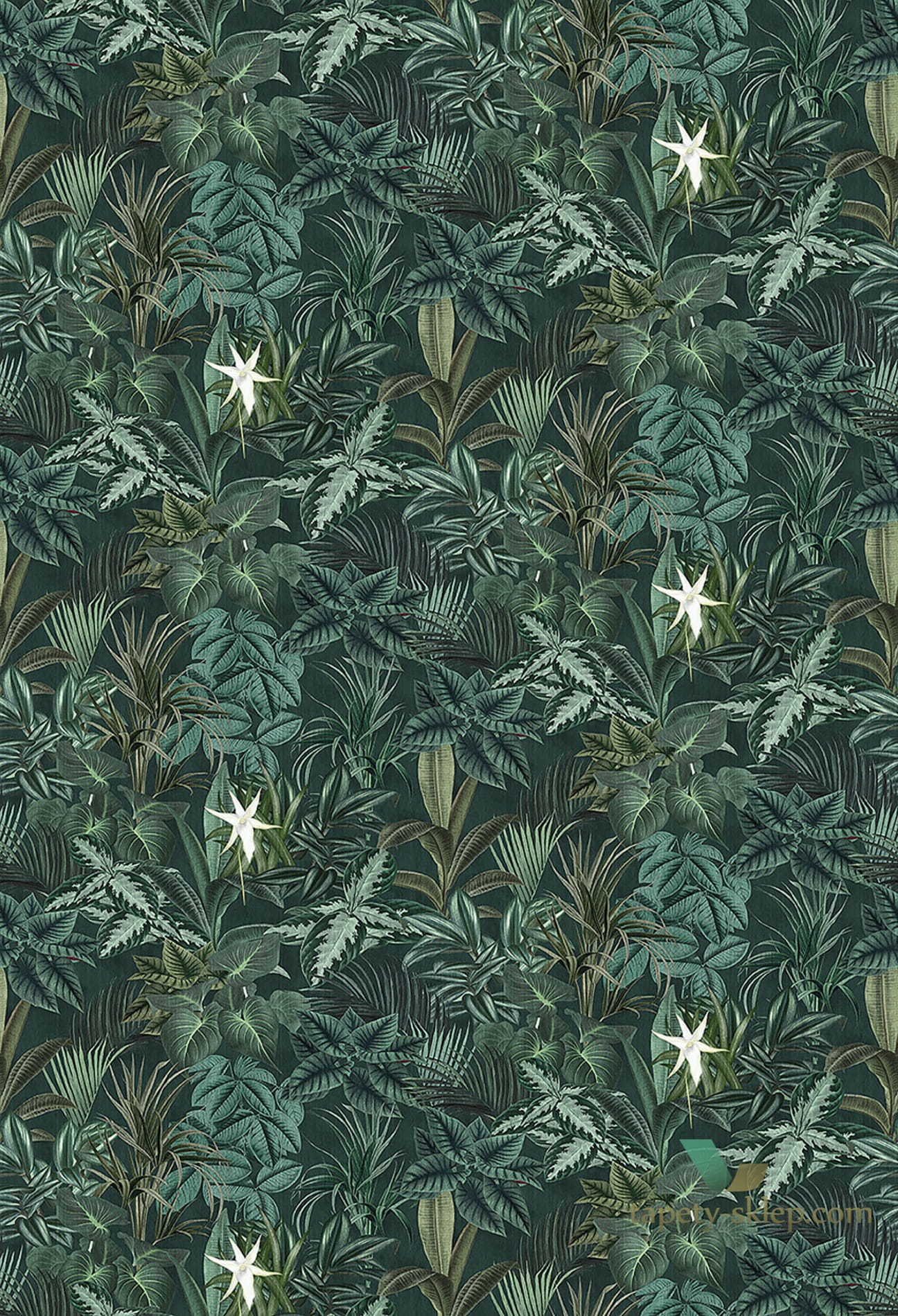 Mural Boras 9571W Madagascar Leaves Wild Animals (1191)