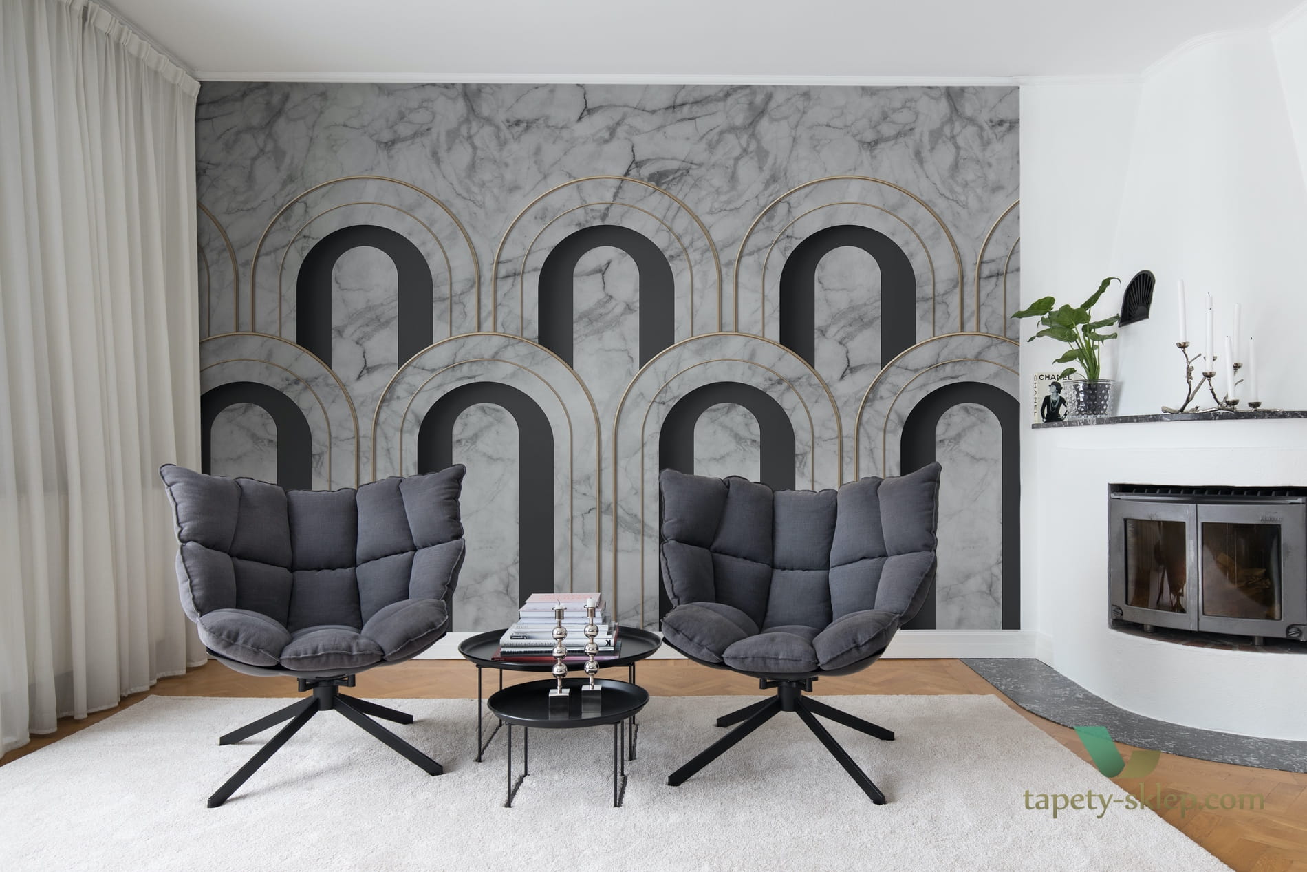 Fototapeta R16103 Arch Deco Marble Rebel Walls