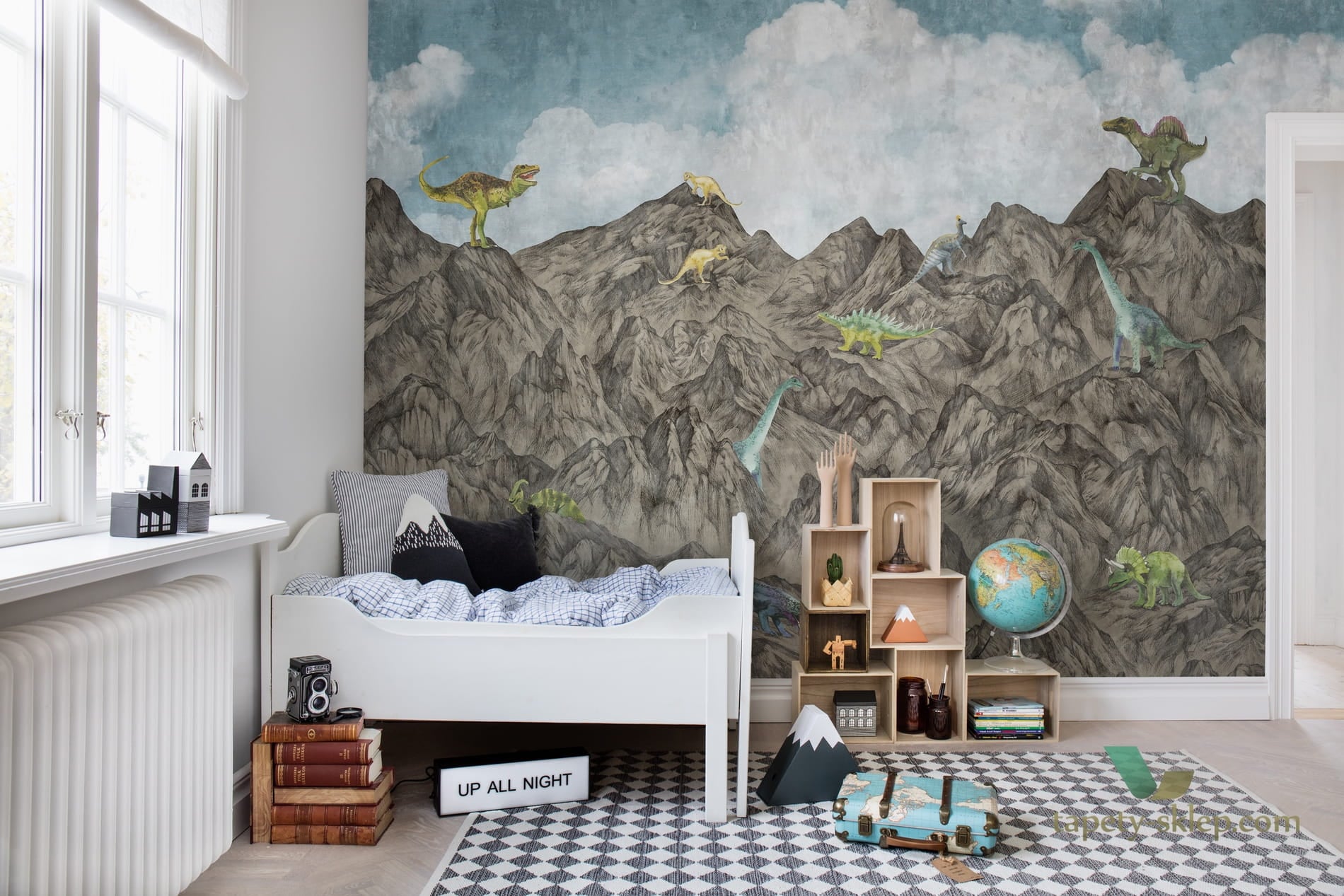 Fototapeta R16994 Dinosaur Mountain Day Rebel Walls