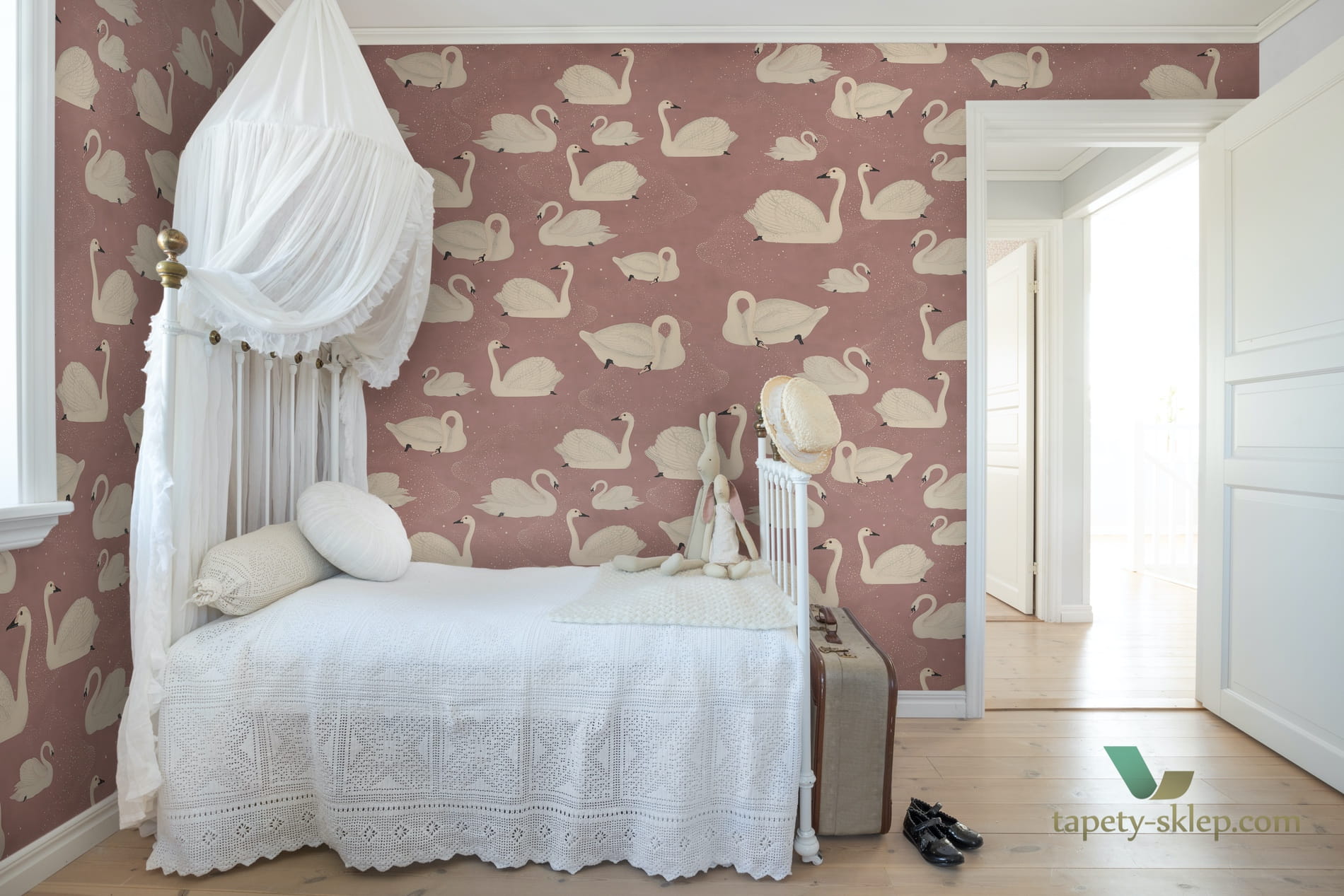 Fototapeta R17122 Cygne Rose Rebel Walls
