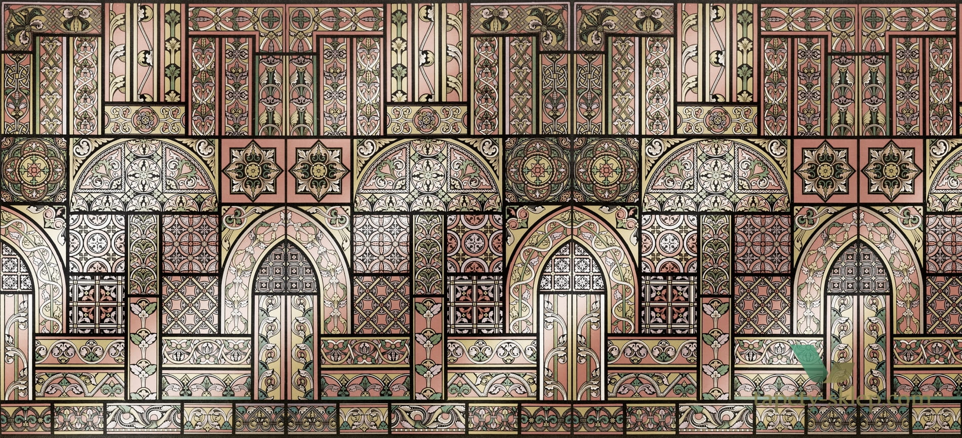 Tapeta Wall&Deco WET_DC2001 Domestic Cathedral WET SYSTEM 2020