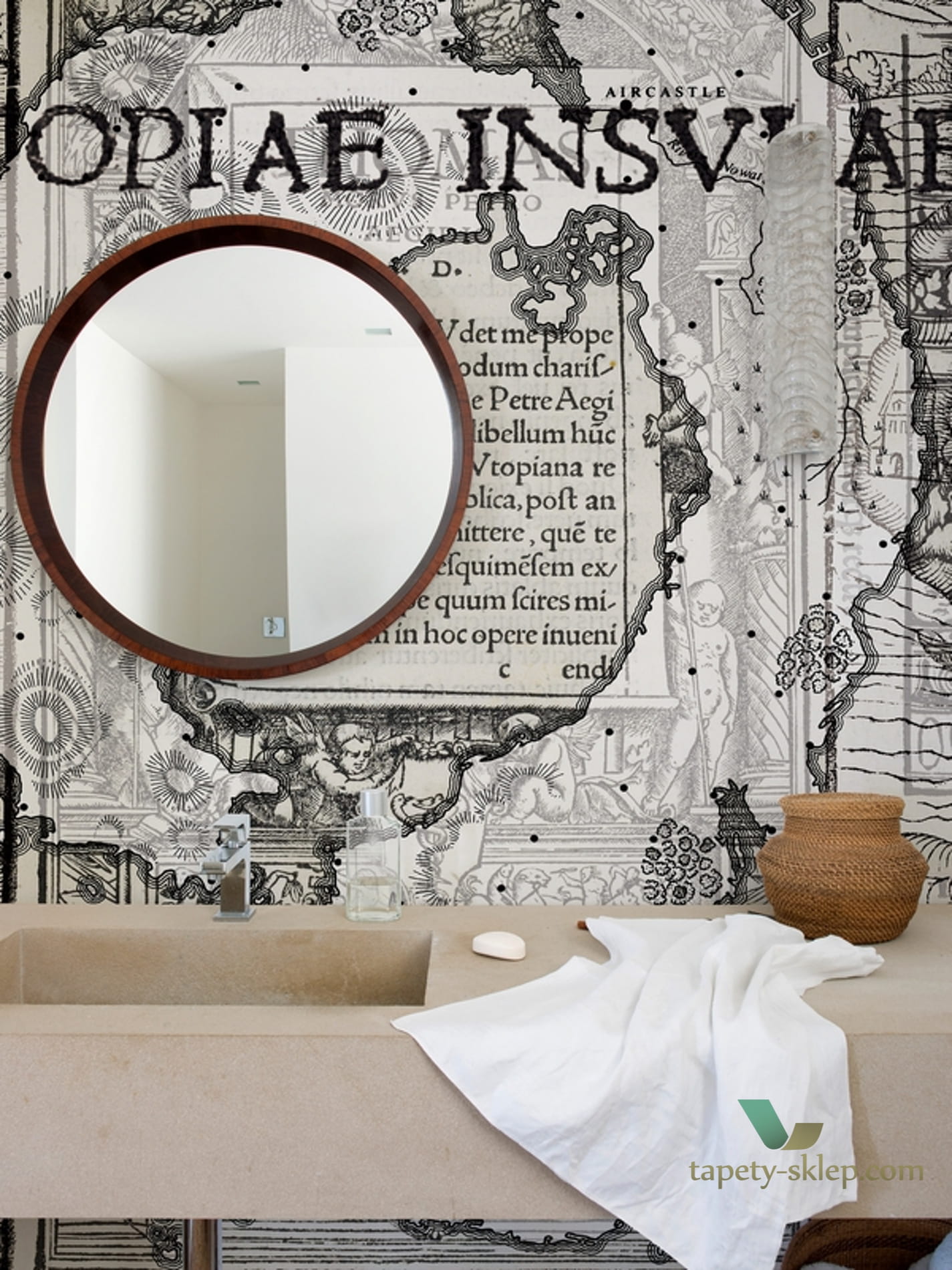 Tapeta Wall&Deco WET_UT2002 UTOPIA ISLAND WET SYSTEM 2020