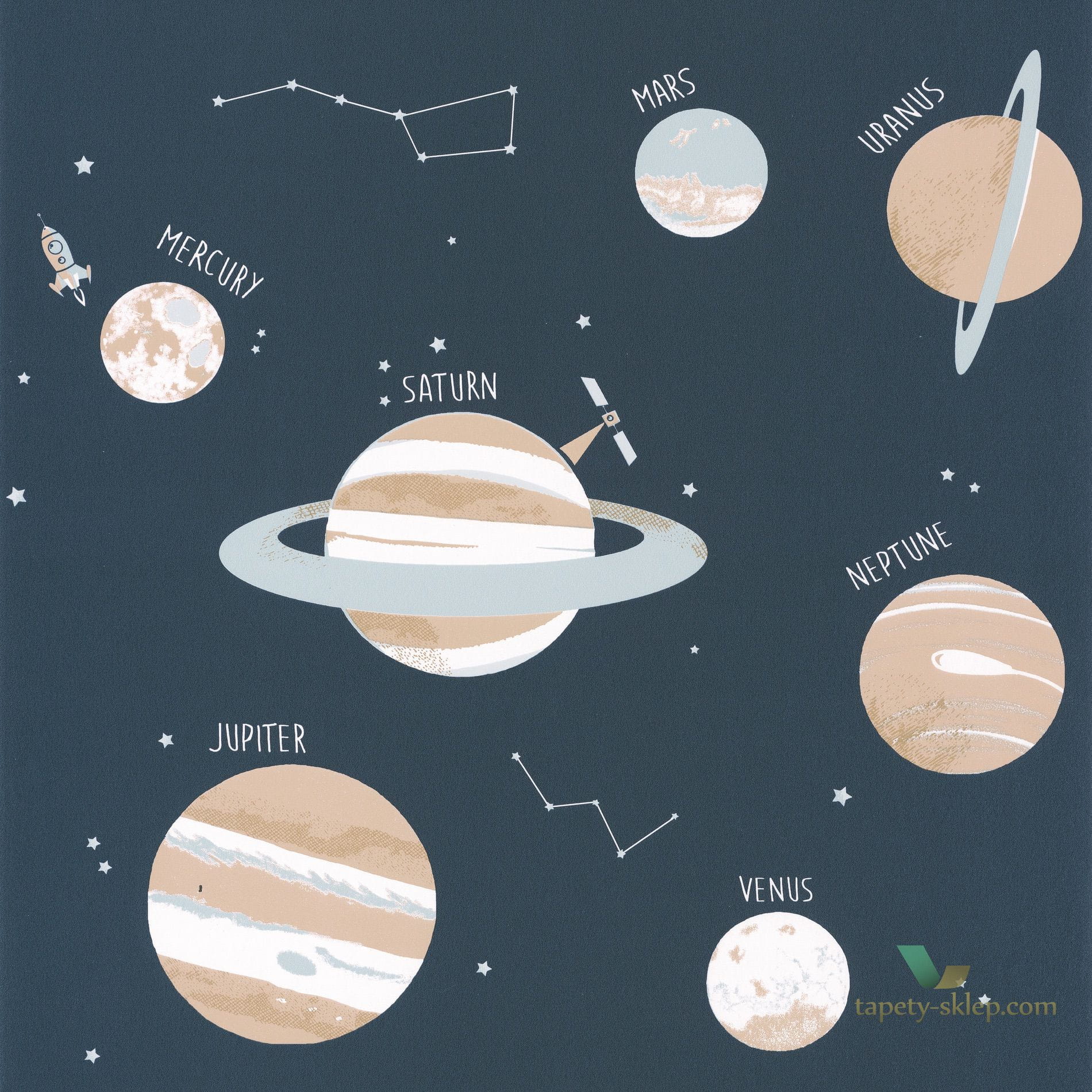 Tapeta Caselio Universe OUP101906906 Our Planet