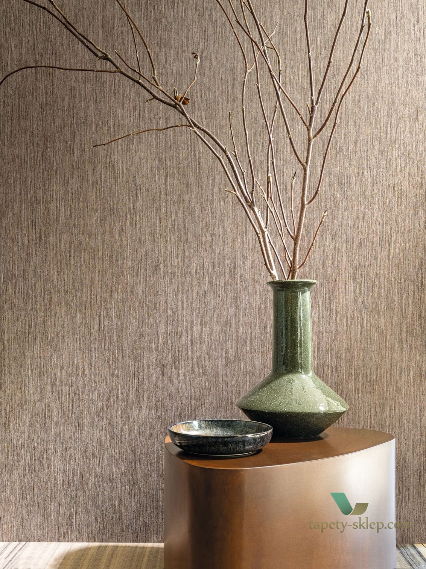 Tapeta imitująca drewno Casamance Maurelii 74853262 Le Bois