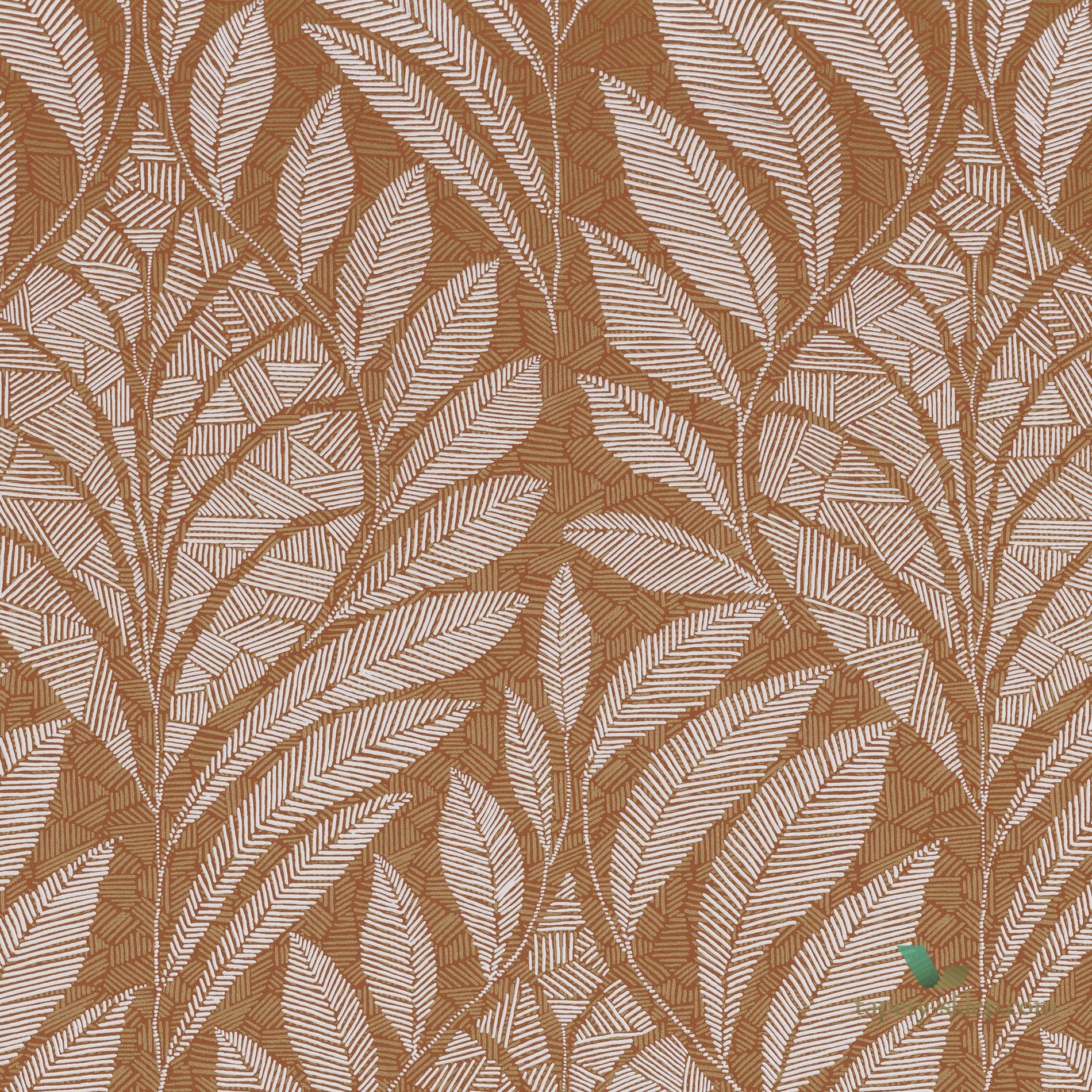Tapeta liście Casamance Gustav 74770508 Printemps Viennois