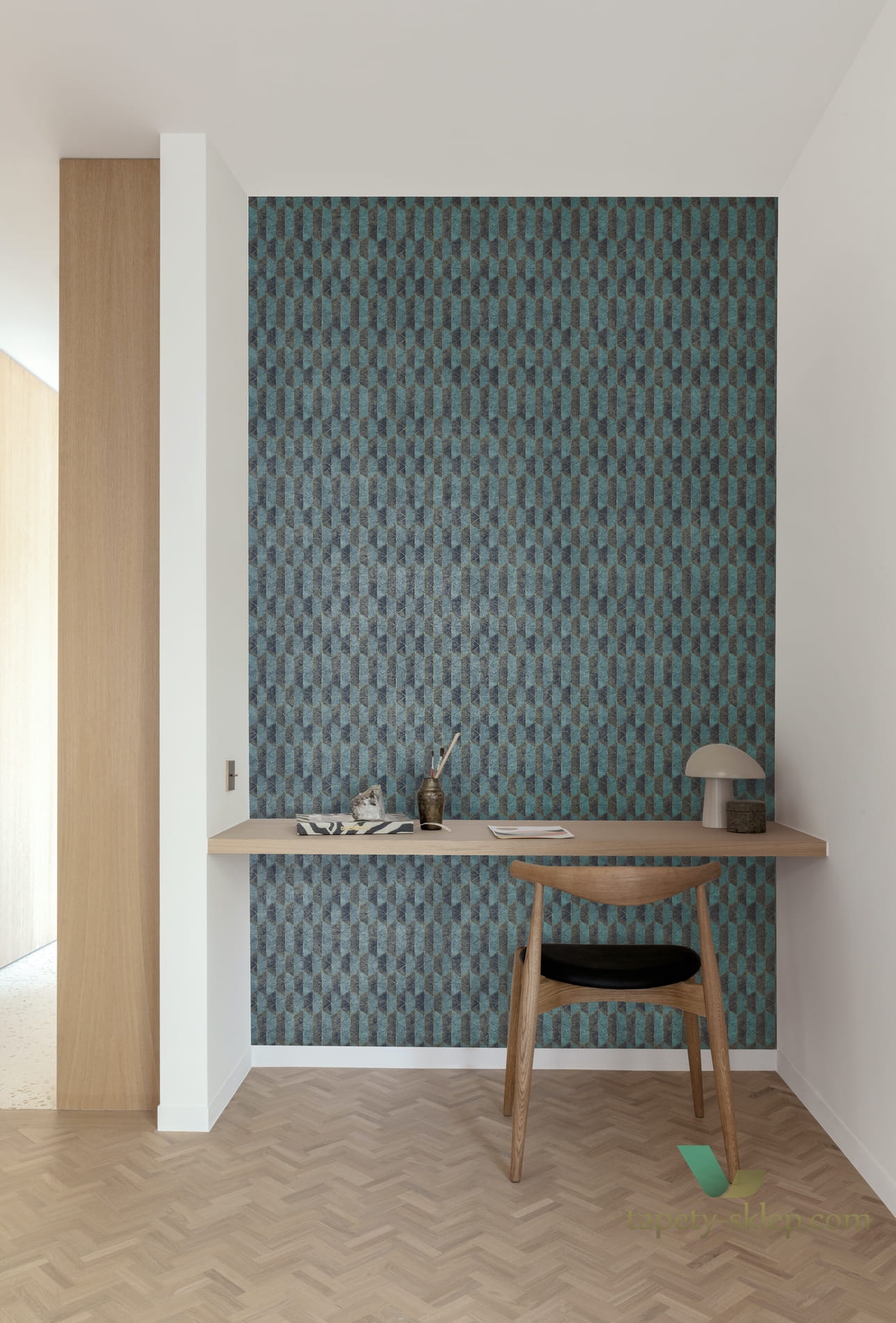 Tapeta geometryczna Khroma ORB704 Vector Orbital