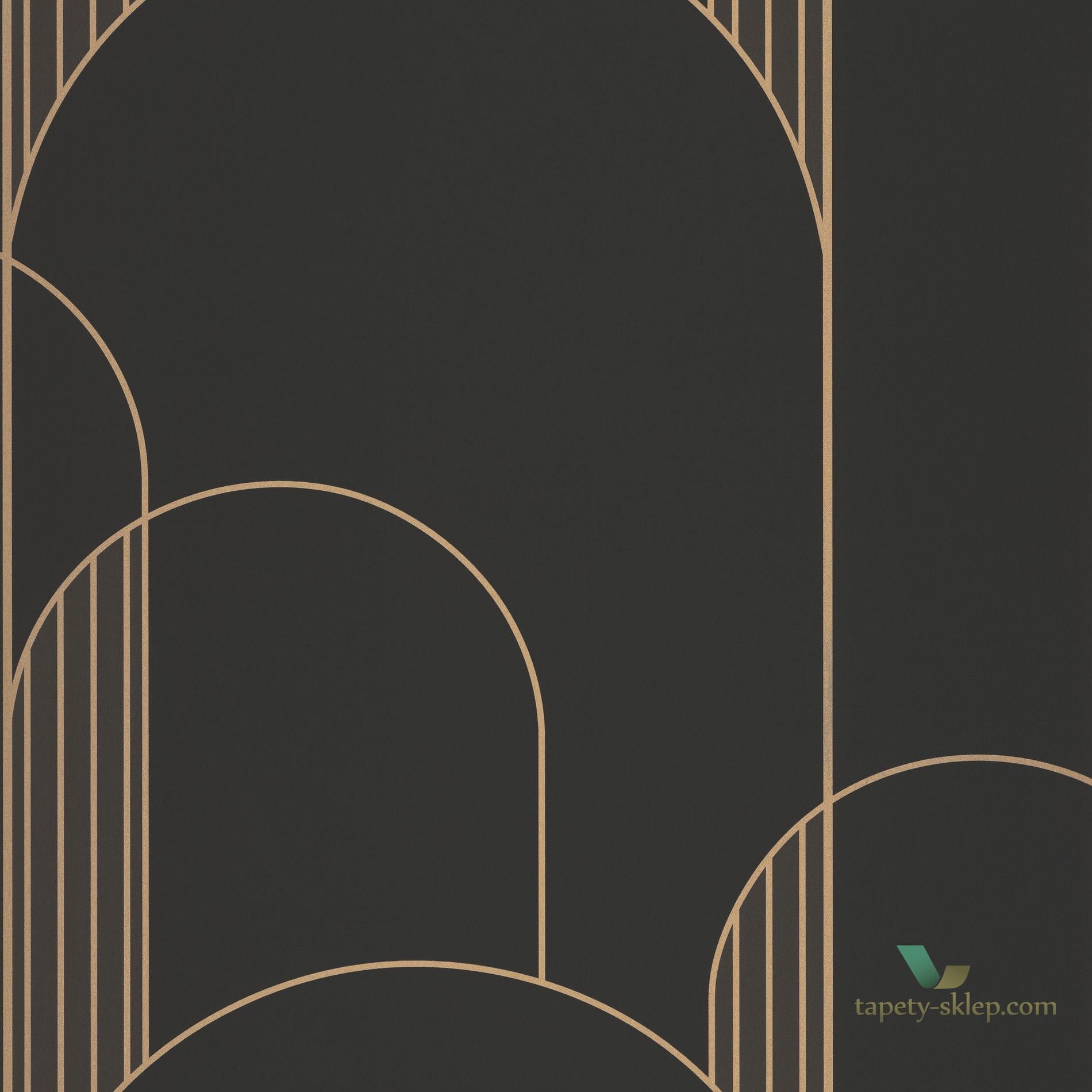 Tapeta łuki art-deco Caselio LBY 102119022 High Wallas Labyrinth