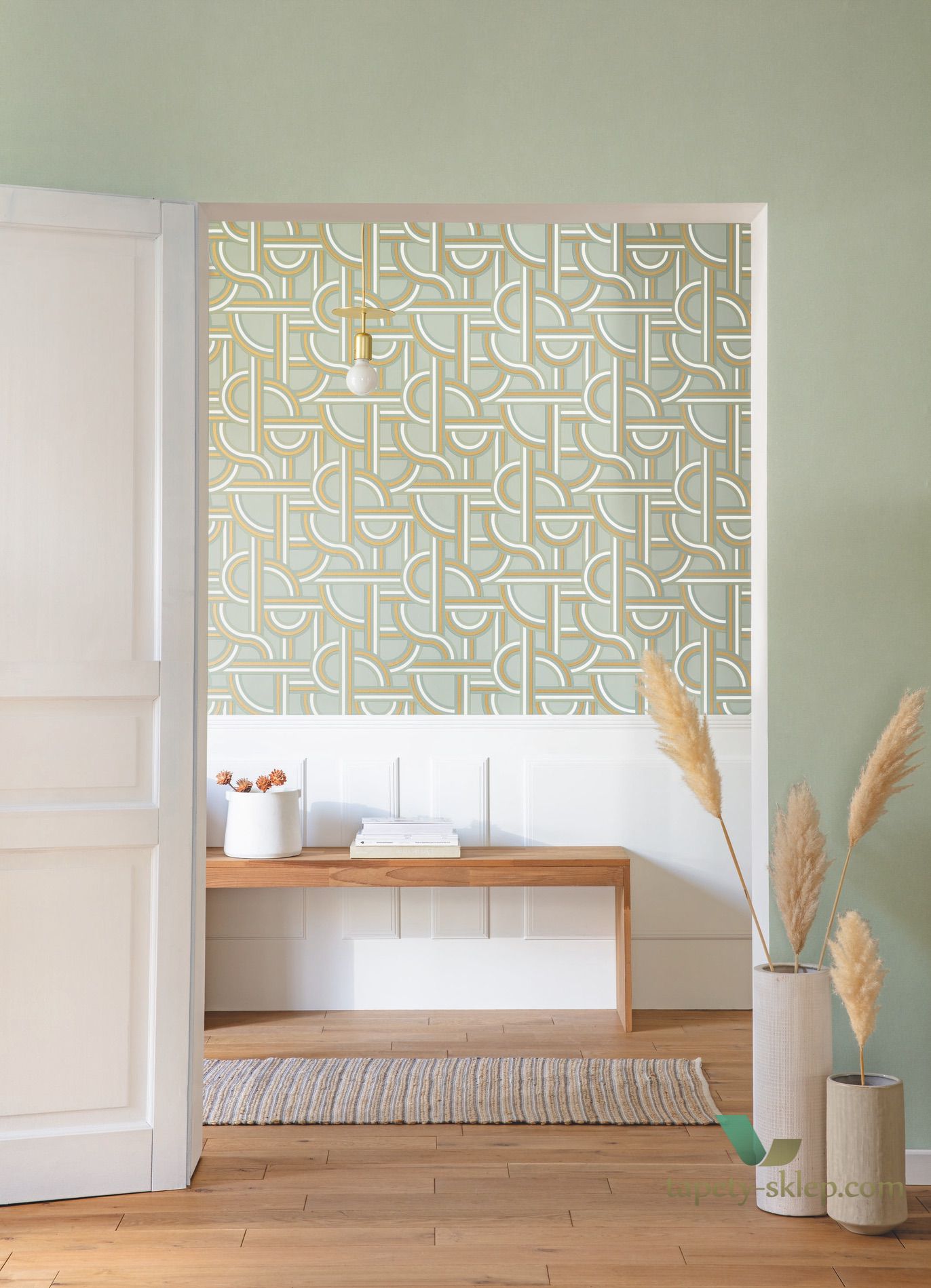 Tapeta w stylu Art Deco Caselio LBY 102126021 Impass Labyrinth