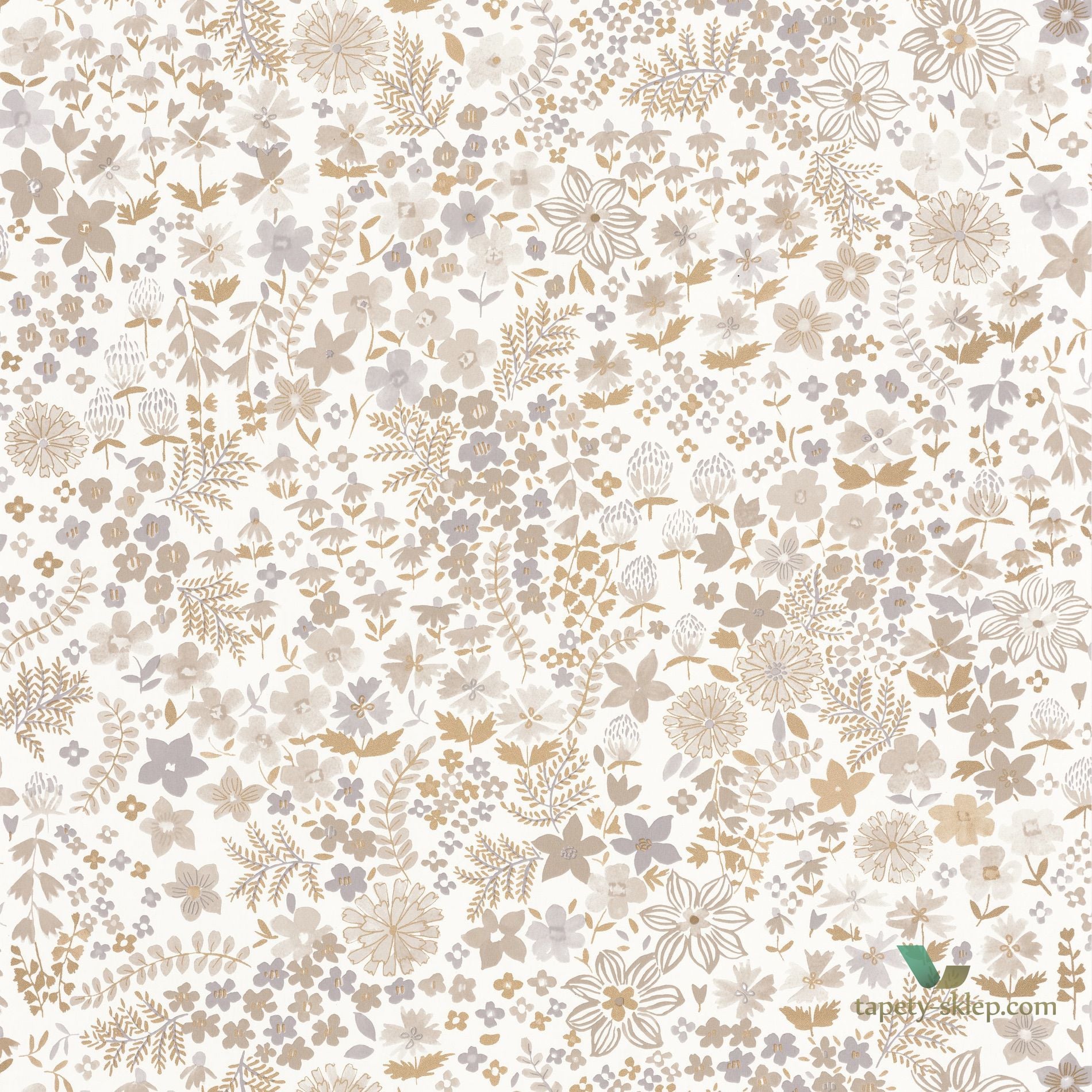 Tapeta z kwietnym wzorem Caselio FLP101861027 June Flower Power