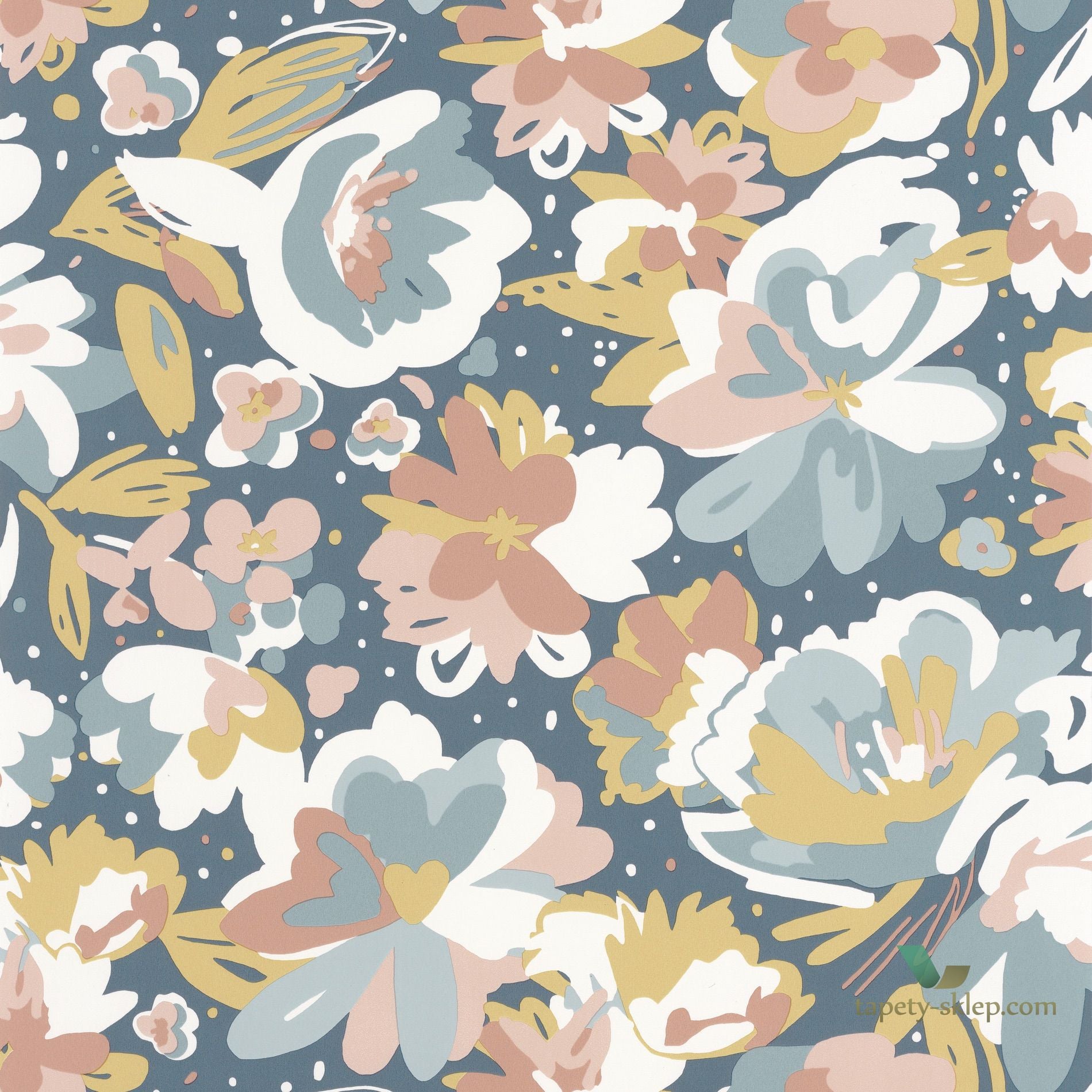 Tapeta z kwiatami Caselio FLP101876041 July Flower Power