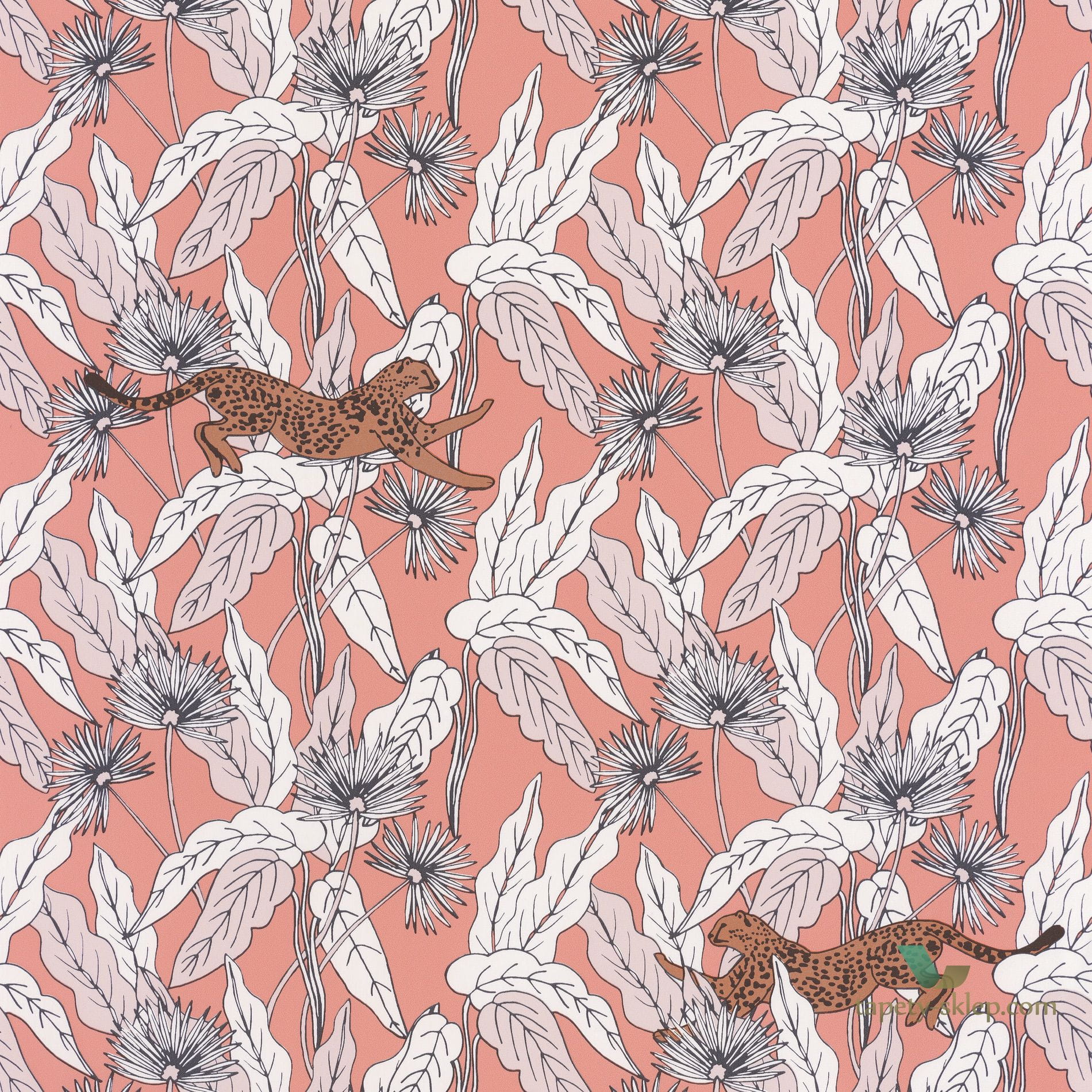 Tapeta roślinna ze zwierzętami Caselio Fantasy World PTB101774001 The Place to Be(d)