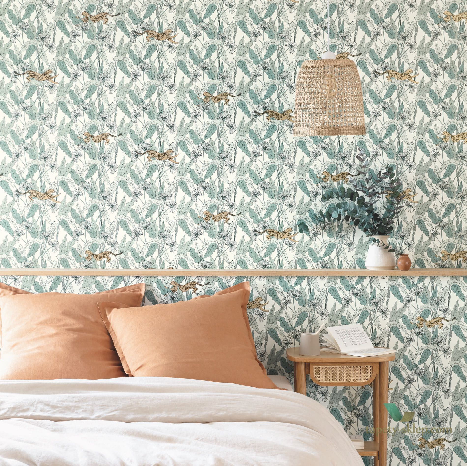 Tapeta roślinna ze zwierzętami Caselio Fantasy World PTB101774001 The Place to Be(d)