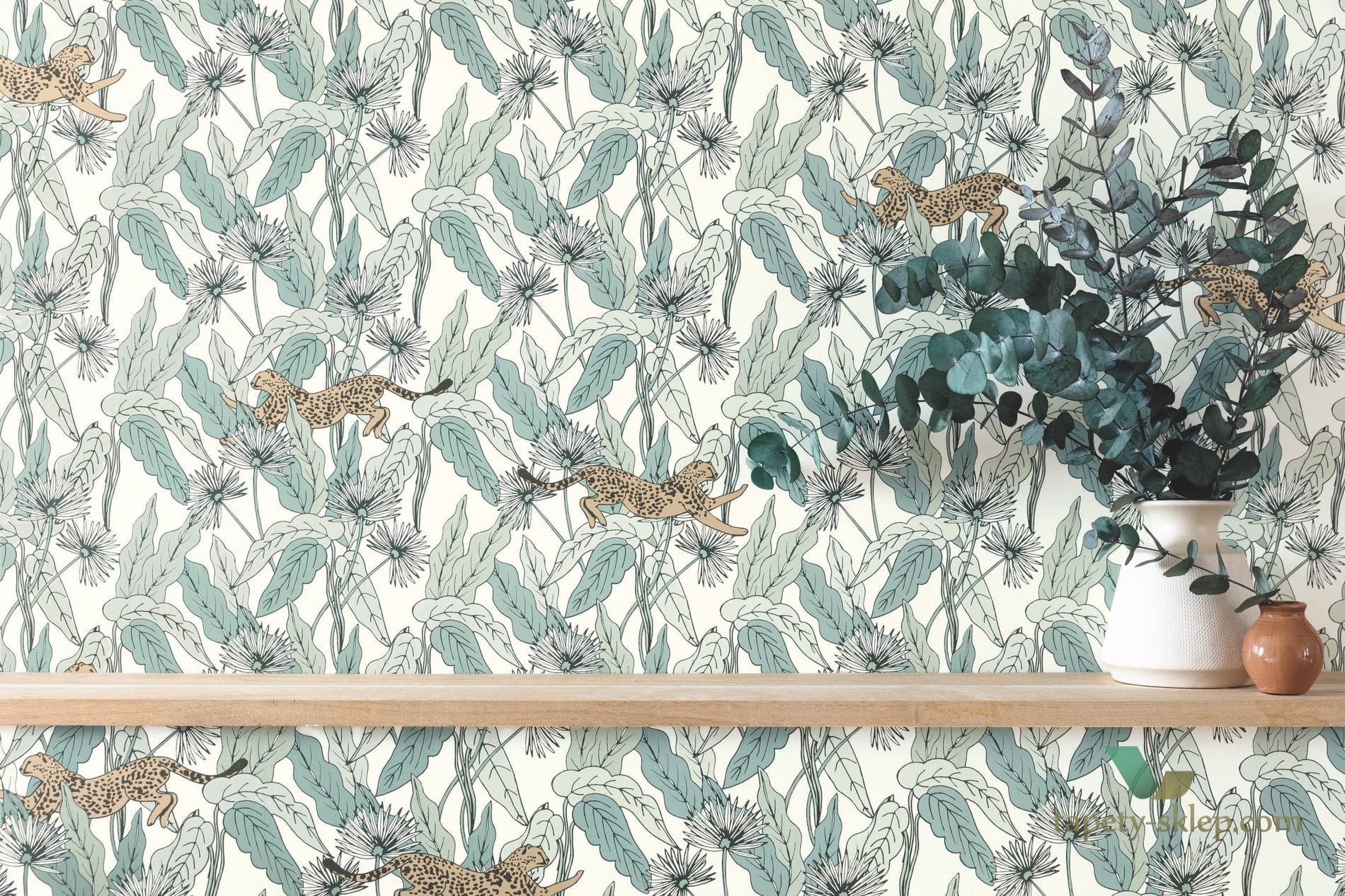 Tapeta roślinna ze zwierzętami Caselio Fantasy World PTB101774001 The Place to Be(d)