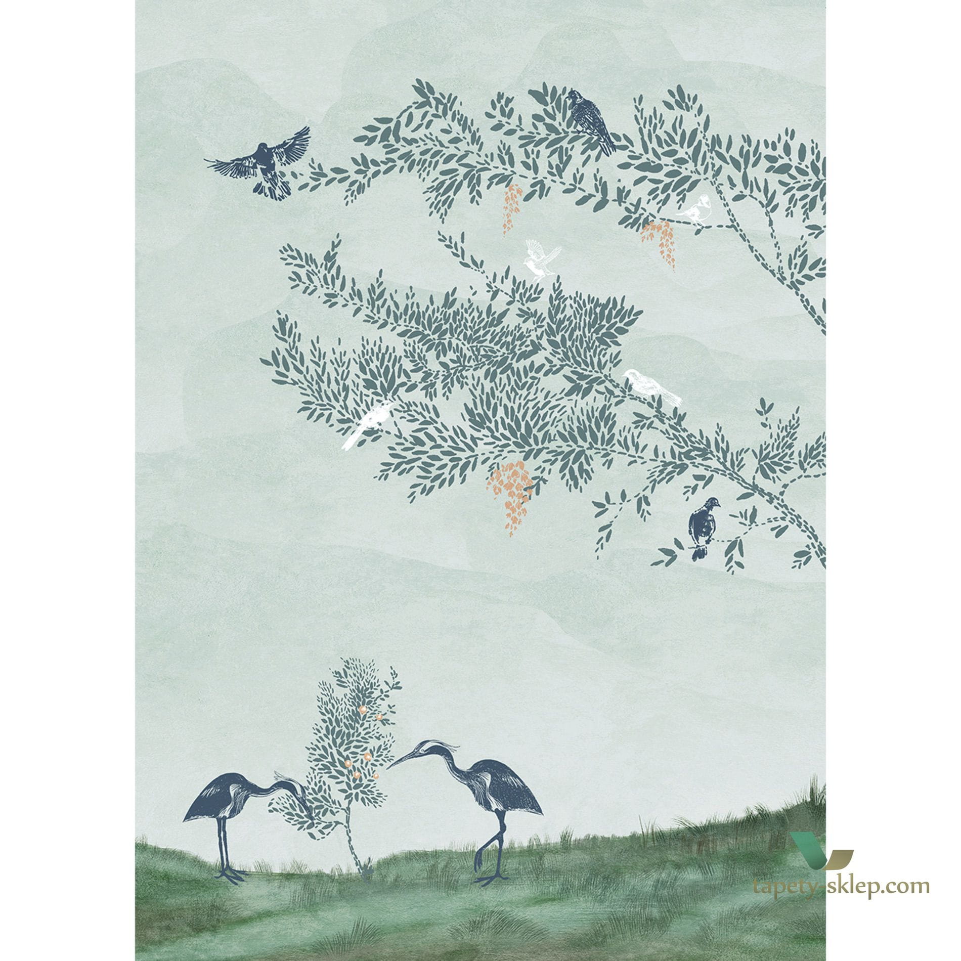 Mural botaniczny krajobraz Caselio Dream a Little Dream of Me PTB102046237 The Place to Be(d)