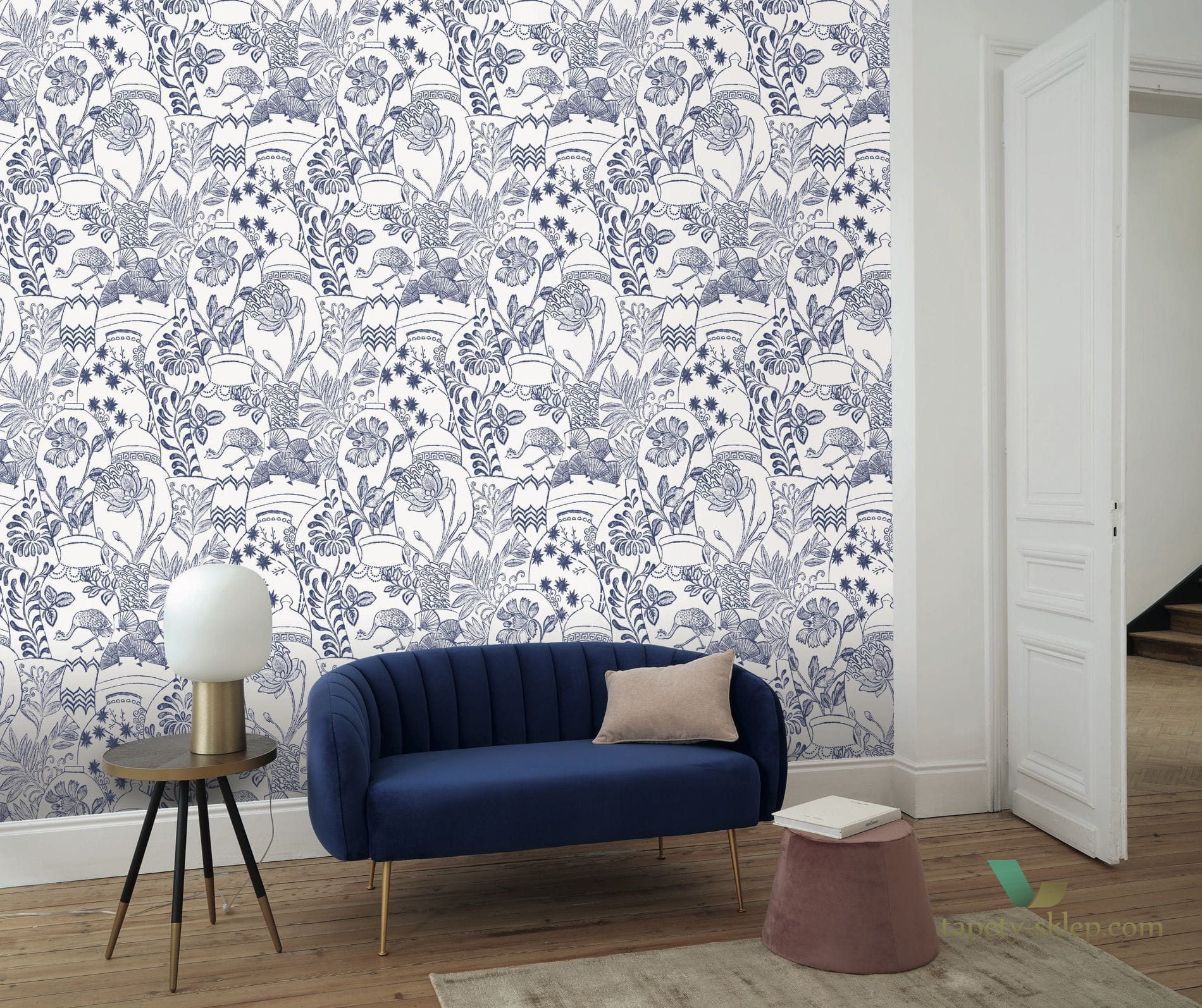 Mural orientalny Casadeco DELY 85426148 Delicacy