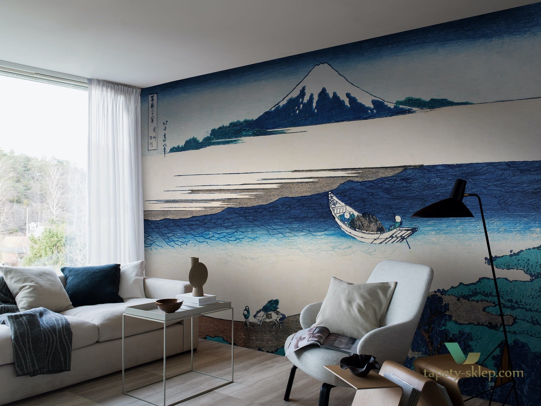 Mural Boras 3139 Hokusai Eastern Simplicity