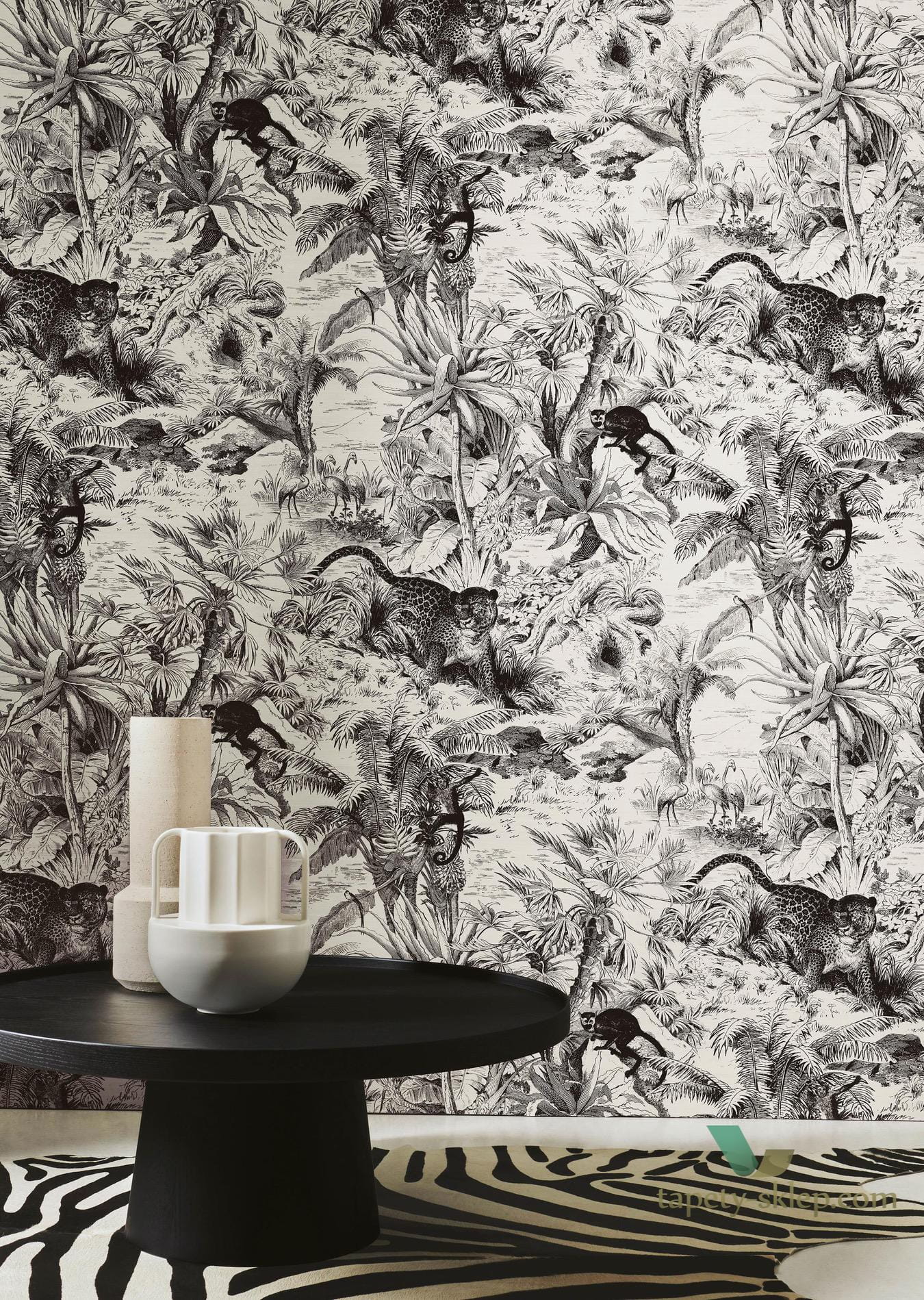 Tapeta dżungla Manuel Canovas 03093-02 Salvator Papier Peints VOL.7
