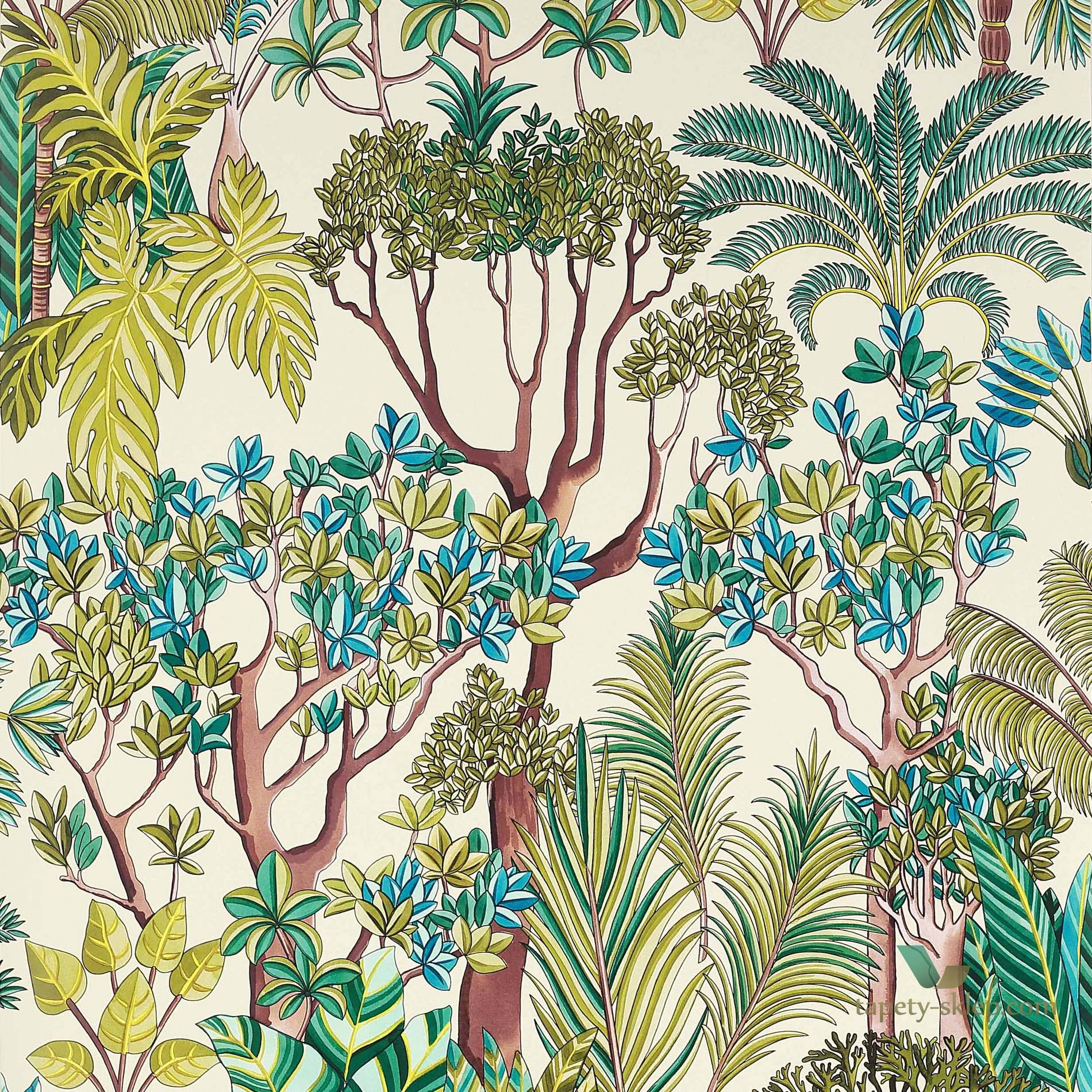 Tapeta tropikalne drzewa Manuel Canovas 03094-01 Morny Papier Peints VOL.7