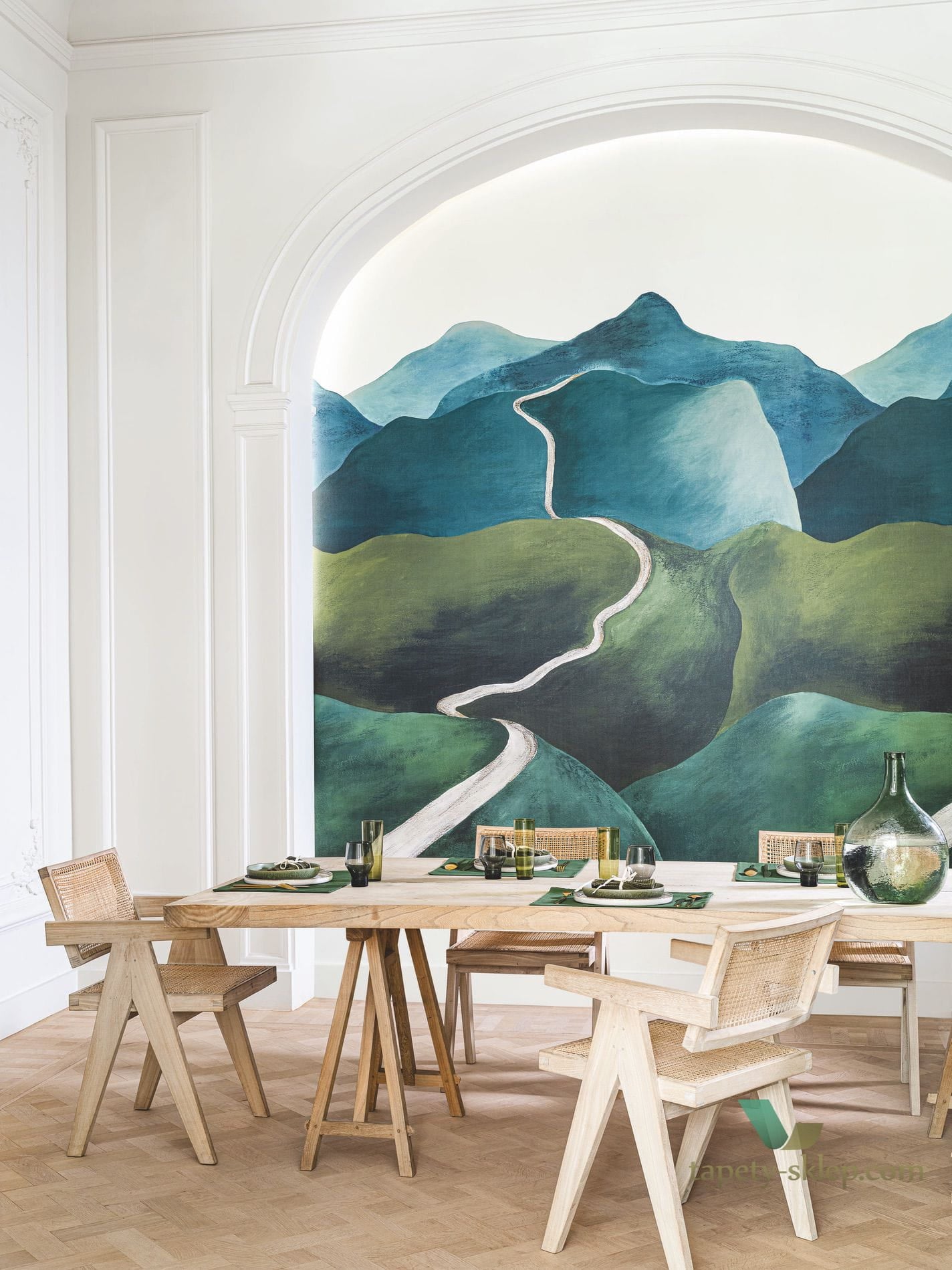 Mural górski krajobraz Casamance 74961630 TOSCANA Panoramas