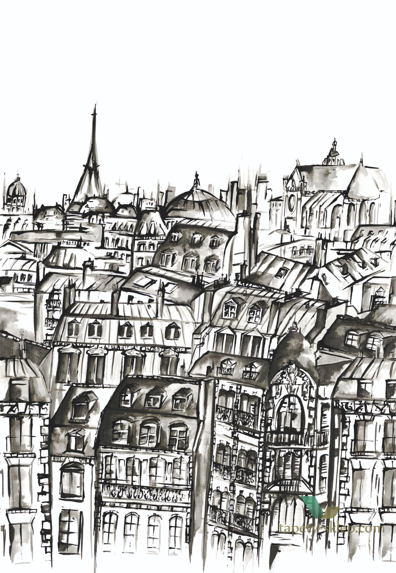 Mural paryskie miasto Casamance 74981834 GRANDS BOULEVARDS Panoramas
