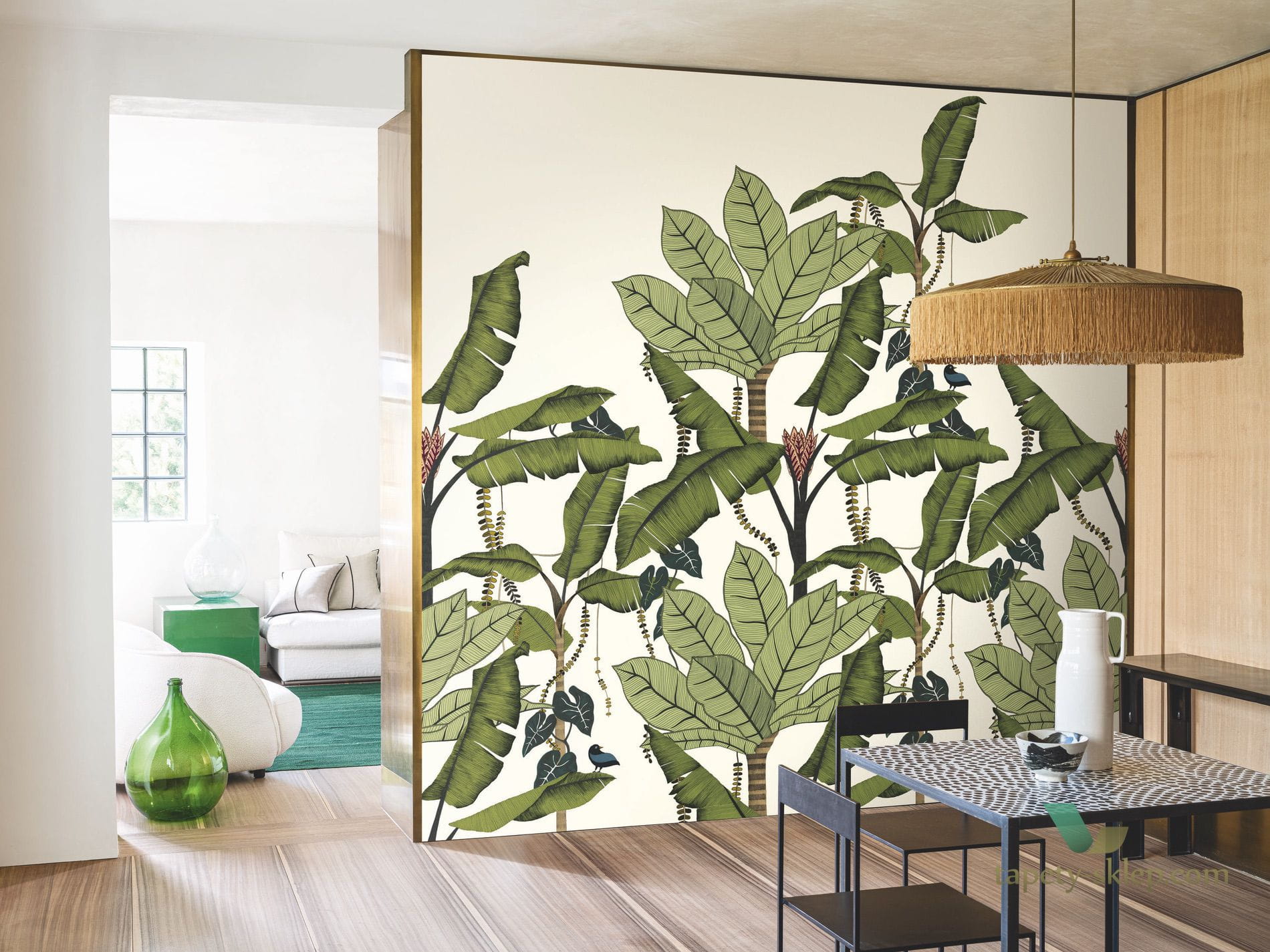 Mural w liście bananowca Casamance 74992038 JANGALA Panoramas