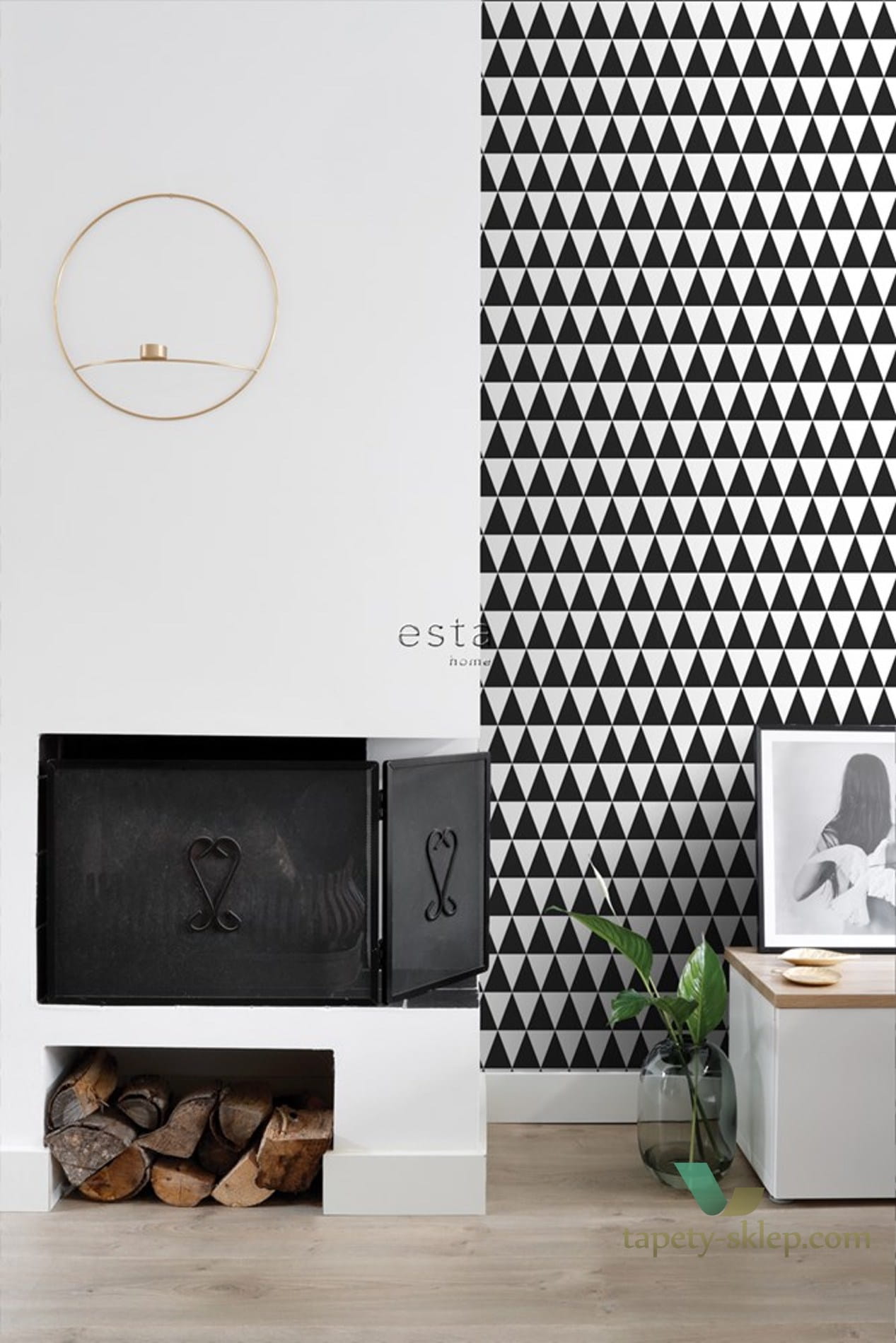 Tapeta Esta 128845 Black and White