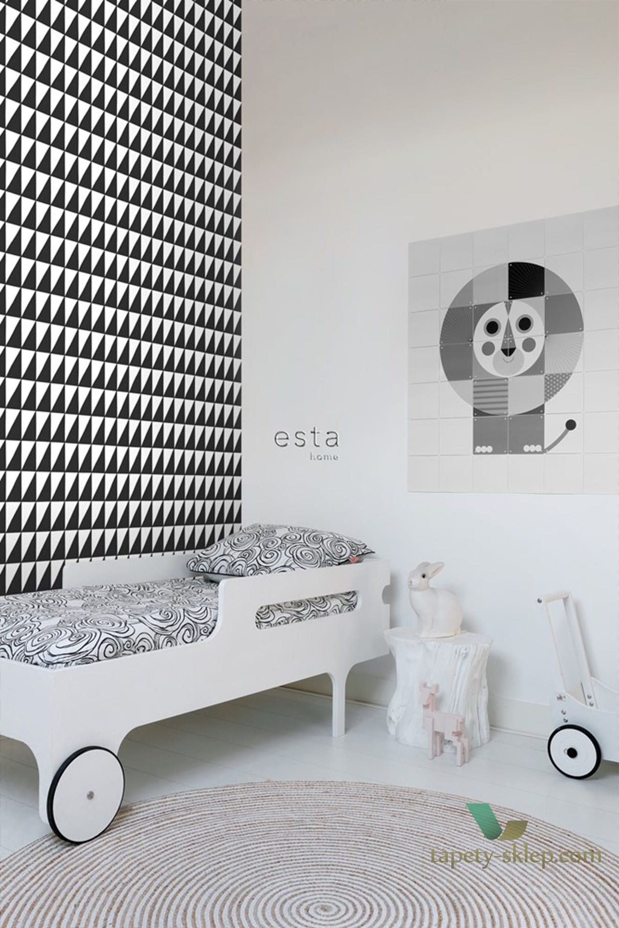 Tapeta Esta 139077 Black and White